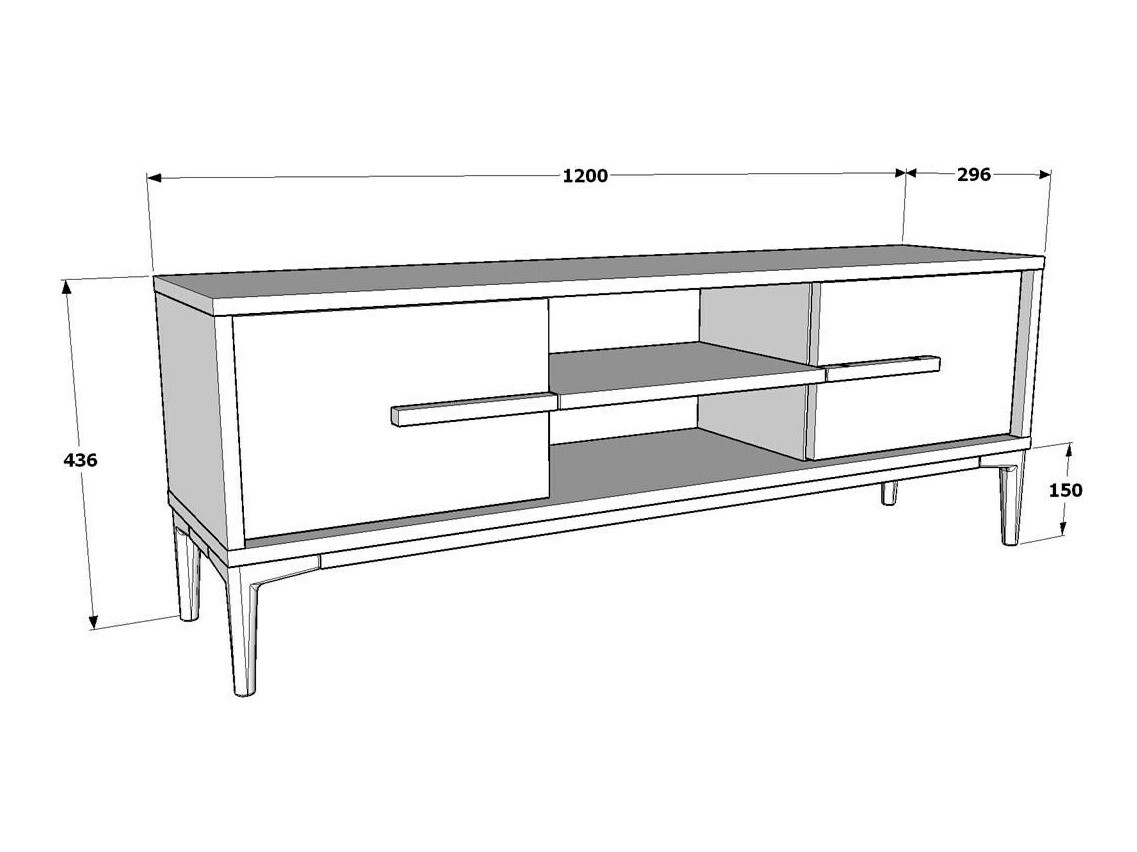 TV stol Kailua 2449 (Hrast)
