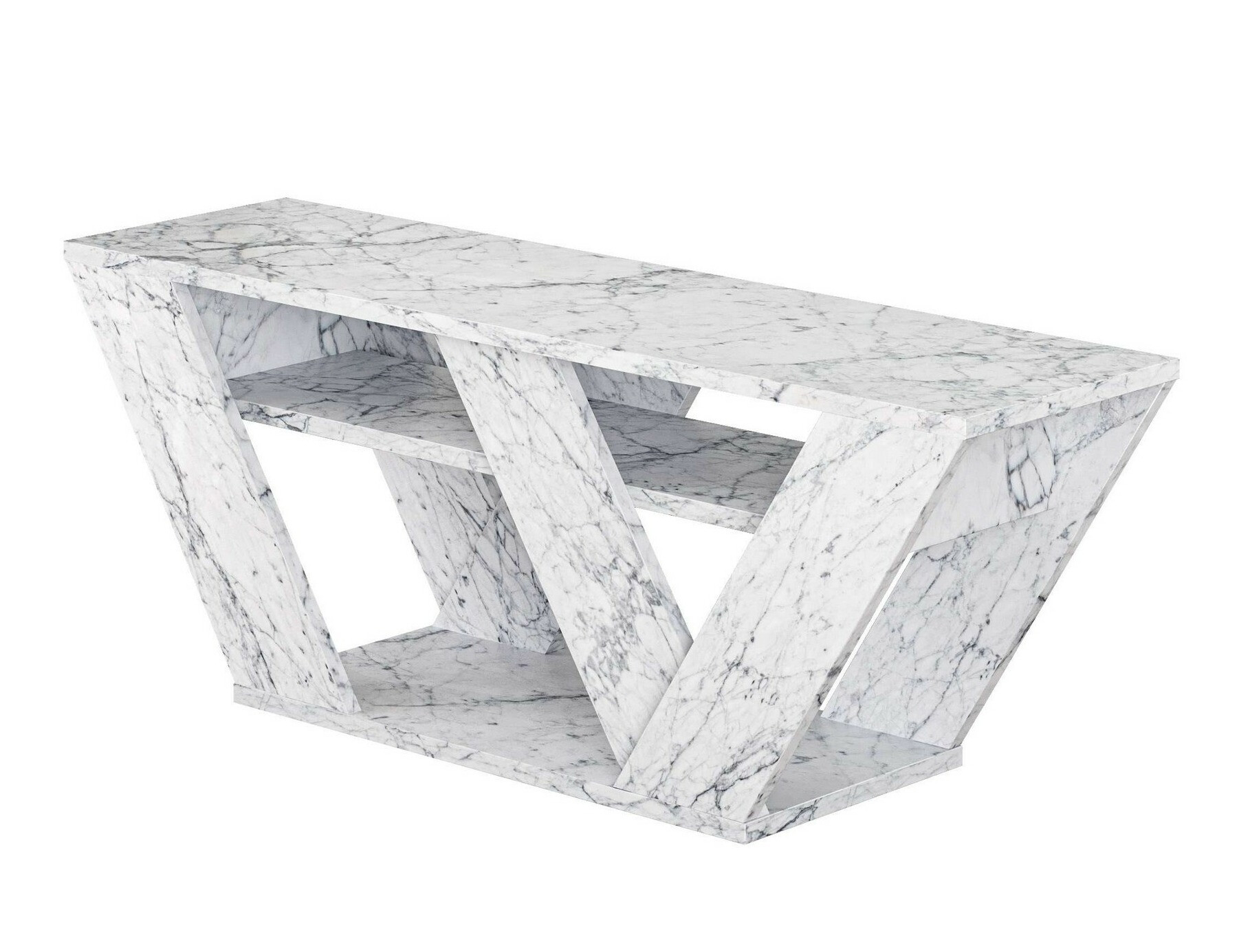 TV stol Kailua 457 (Bijeli mramor)