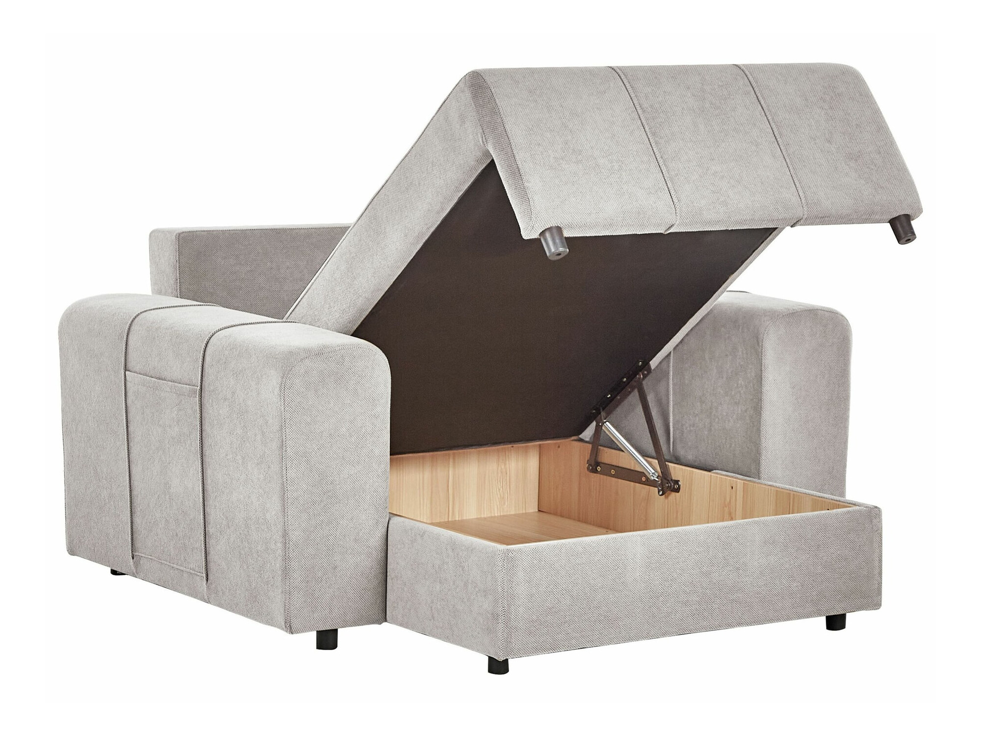 Ležaj Mirtivi 103 (Svijetlo siva)