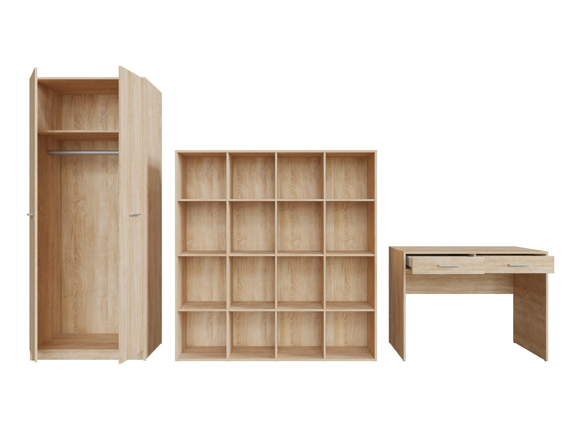 Set za kućni ured Novsore 166 (Sonoma hrast)