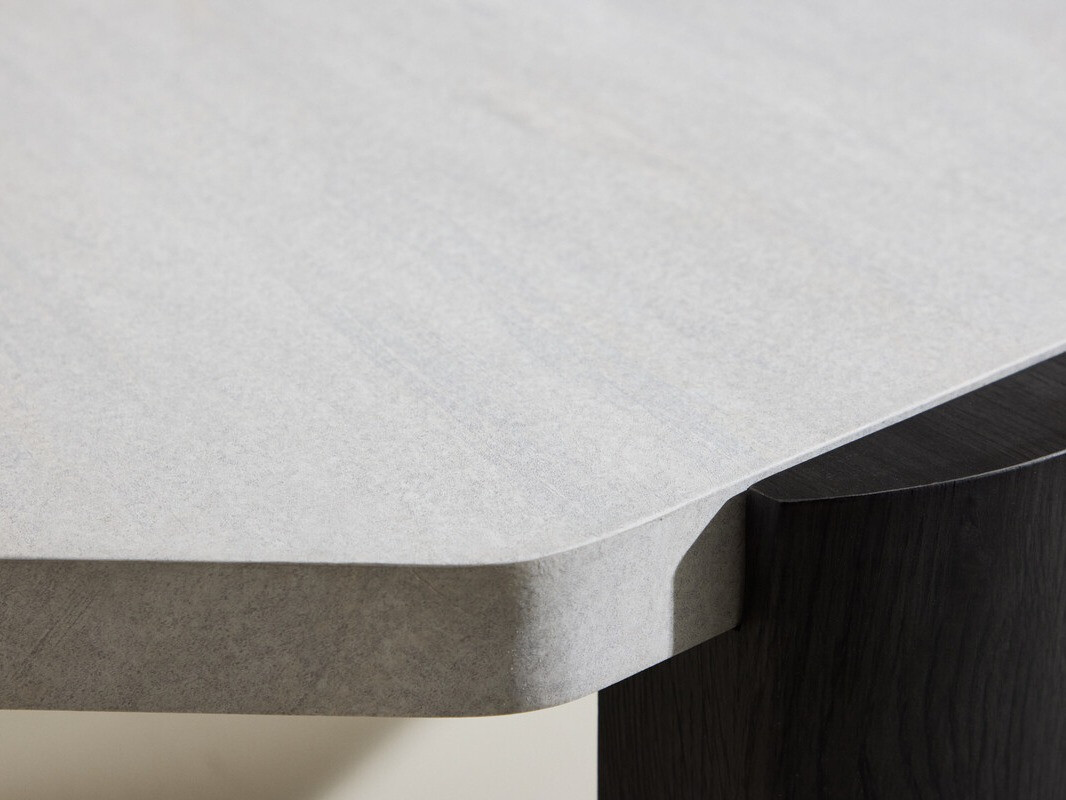 Stolić za kavu Dallas 4792 (Crna + Bijeli mramor)