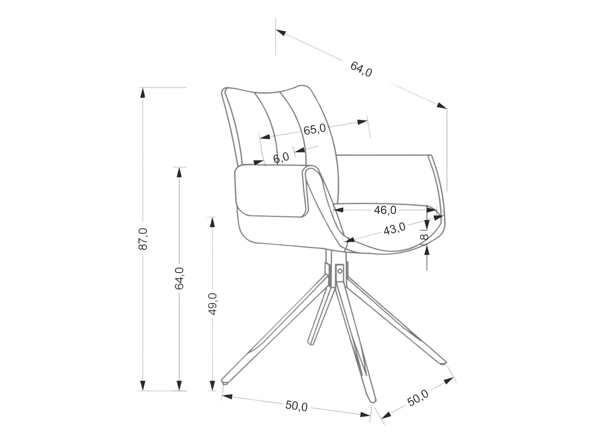 Stolica Houston 1920 (Bež)