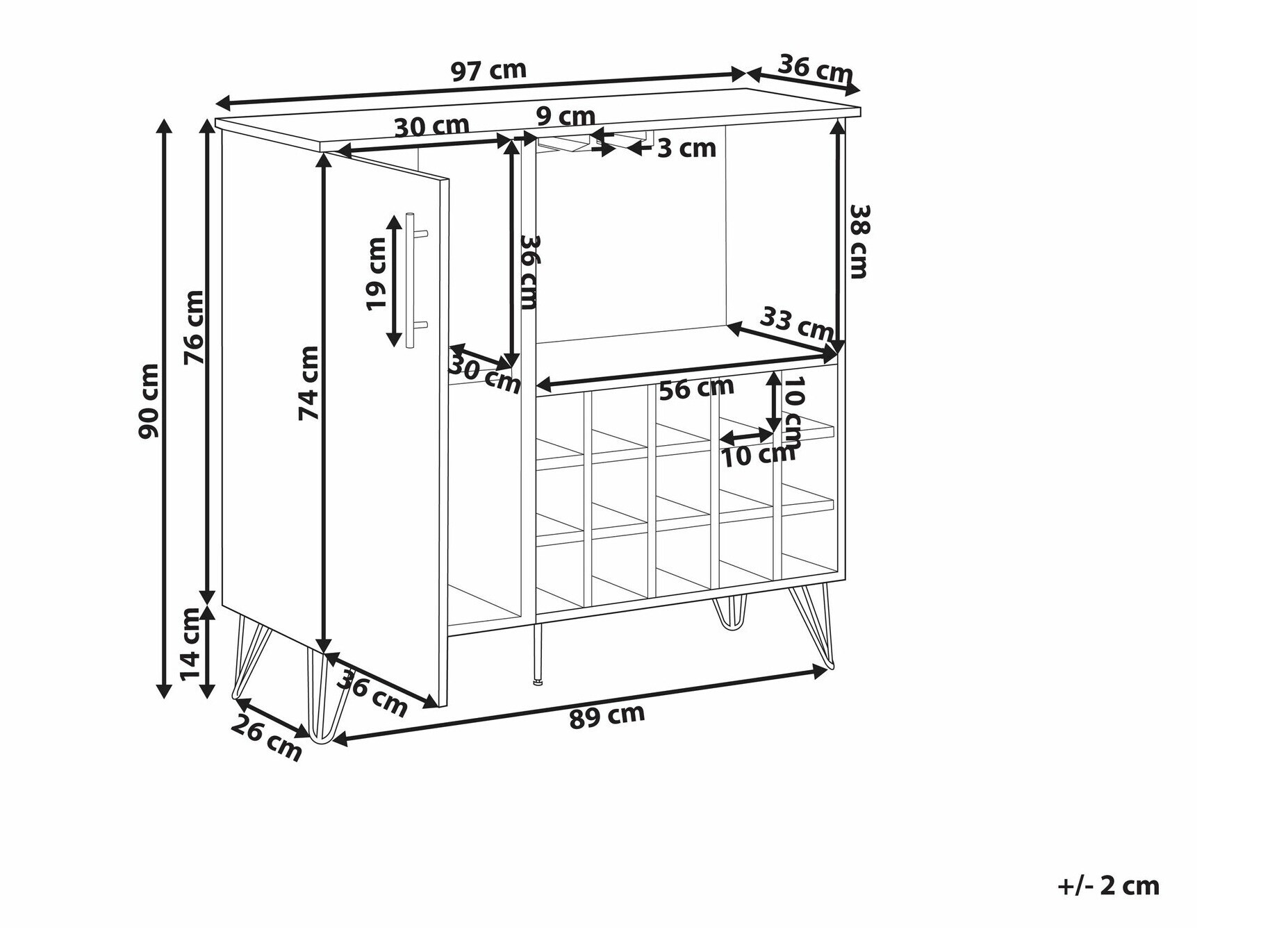Ormarić Berwyn 2563