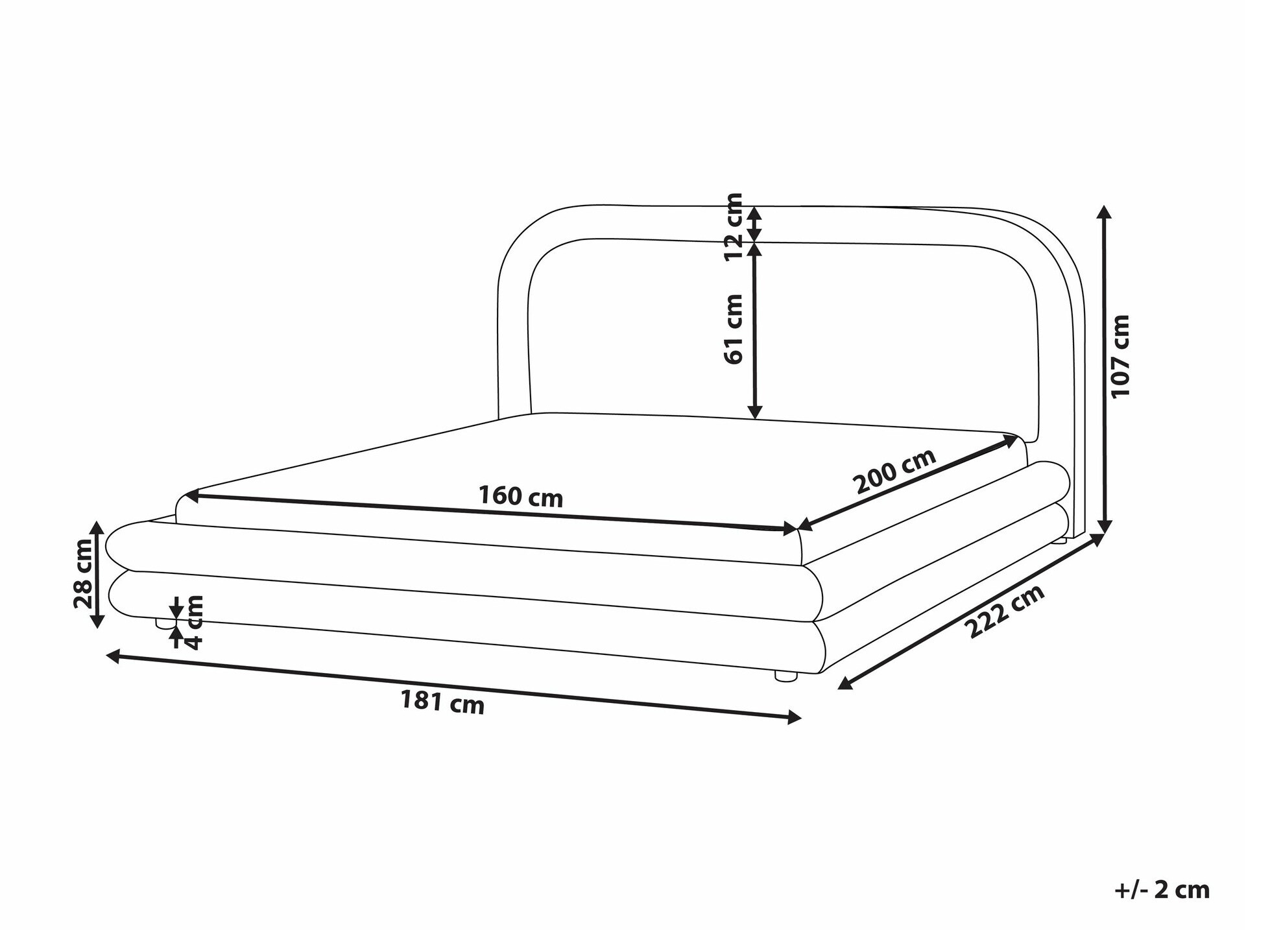 Krevet Berwyn 2564 (Taupe)
