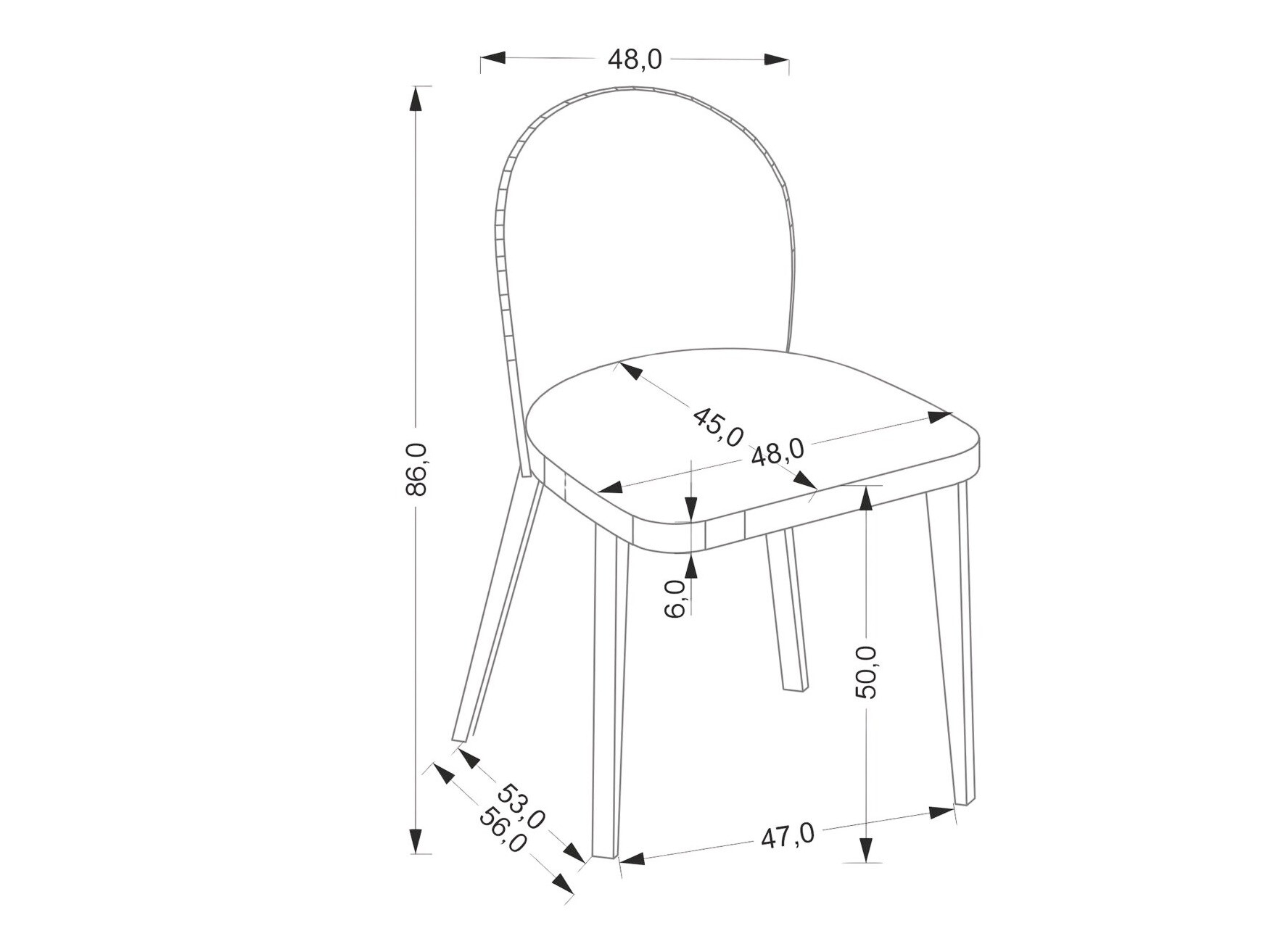 Stolica Houston 1931 (Bež + Hrast)