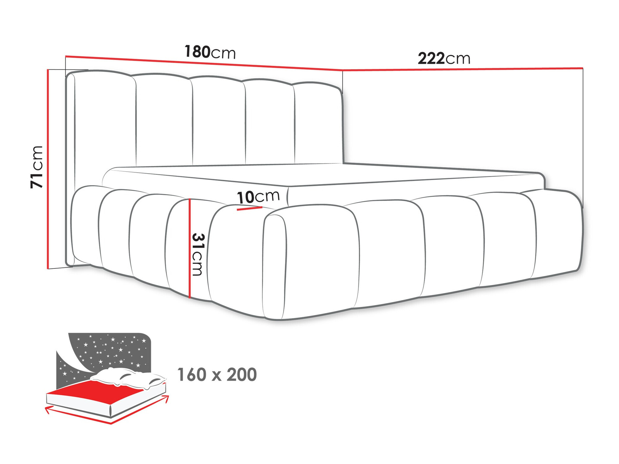 Krevet TrendyNest 113 (Abriamo 04)