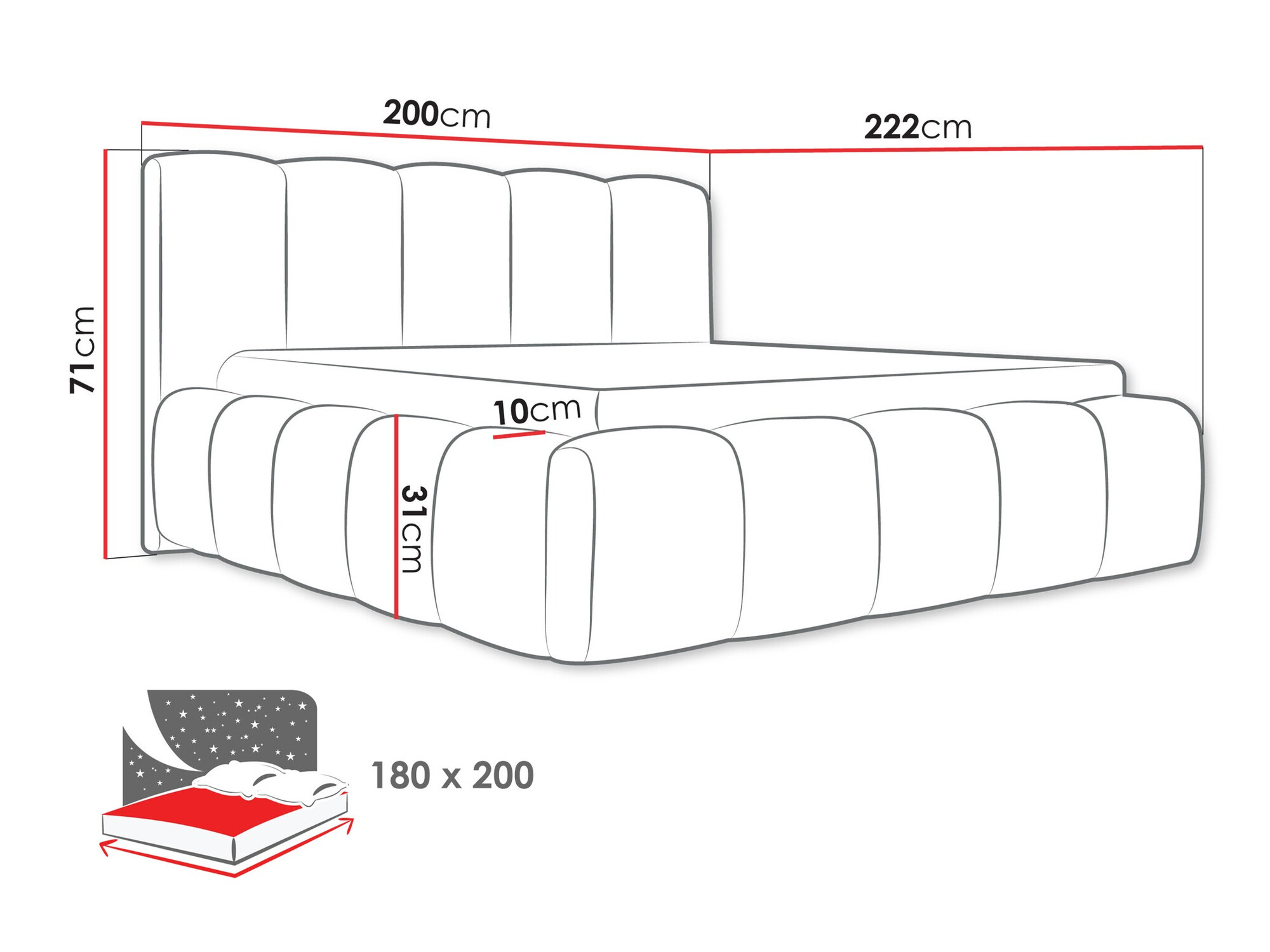 Krevet TrendyNest 113 (Abriamo 09)