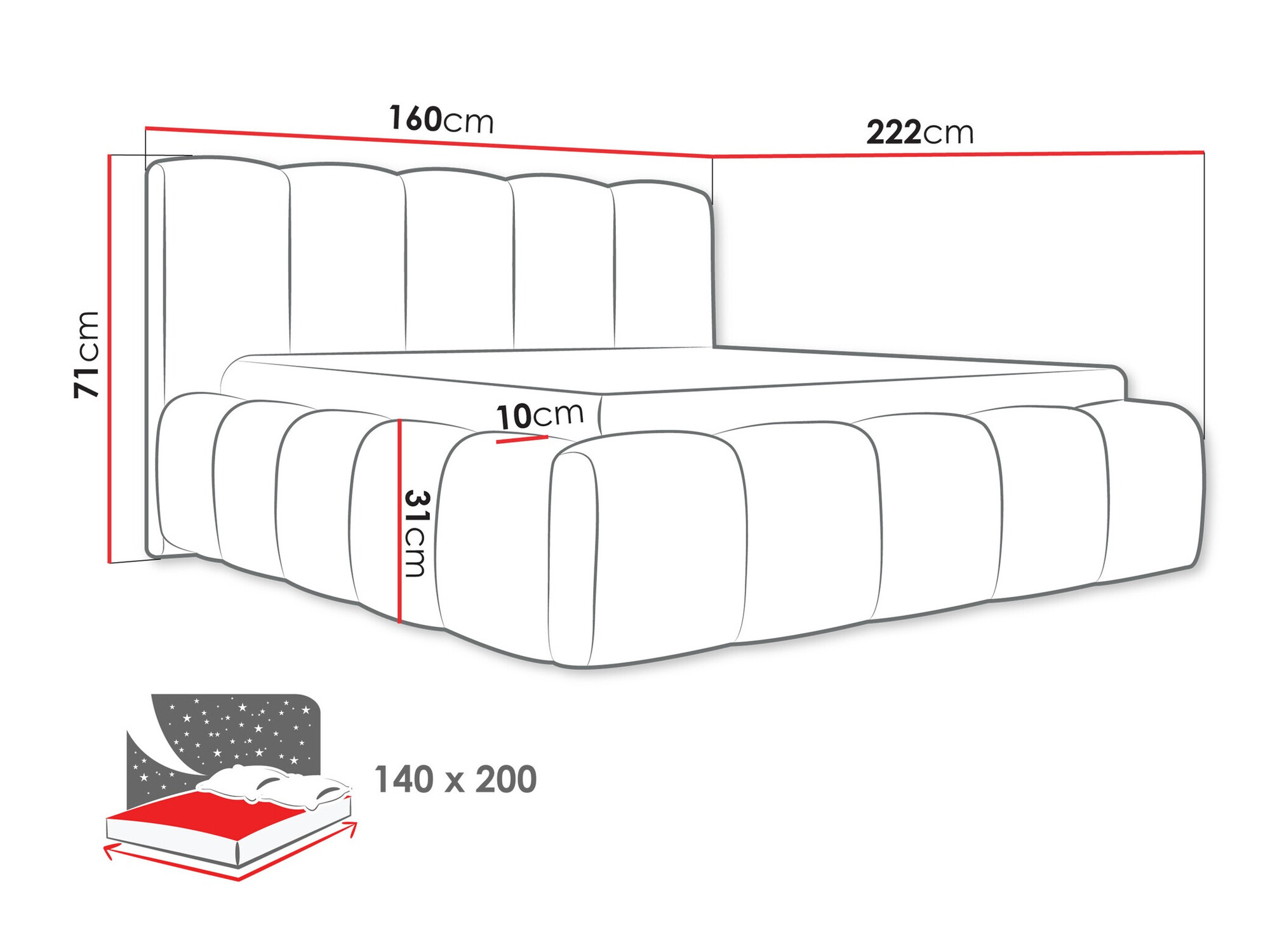 Krevet TrendyNest 113 (Abriamo 11)