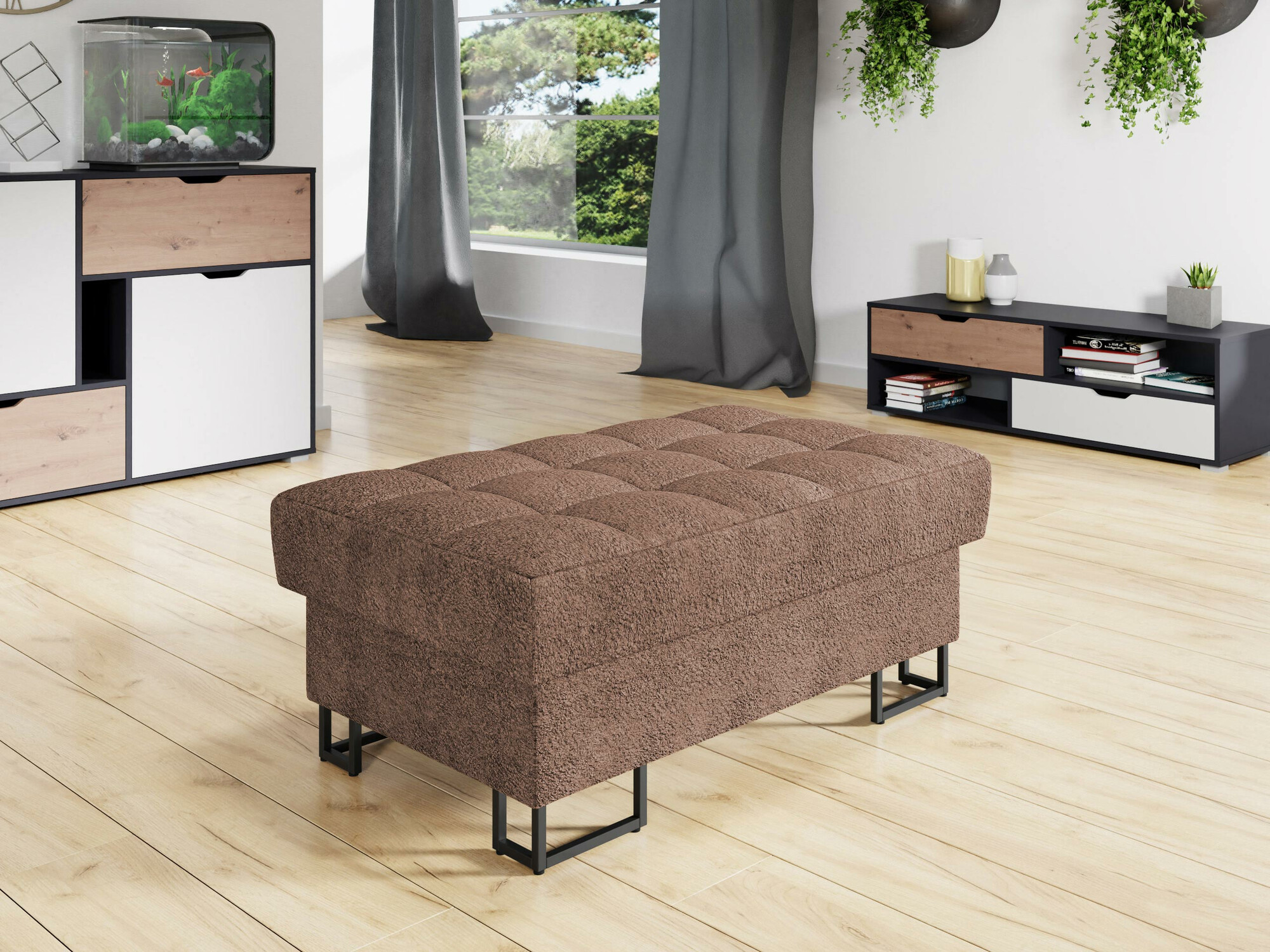 Tapecirana klupa Comfivo 237 (Coral 45)