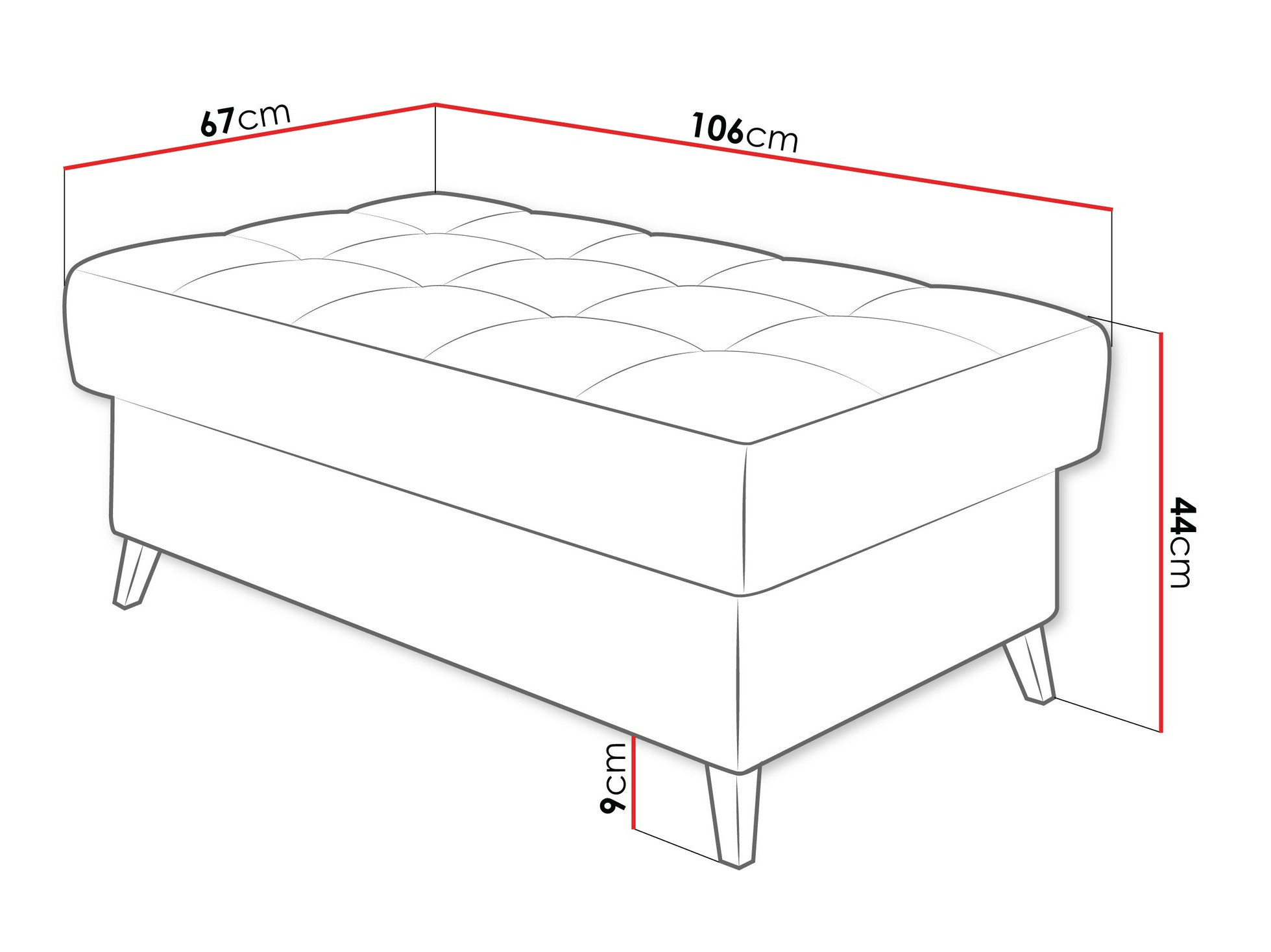 Tapecirana klupa Comfivo Agnus (Flow 06)