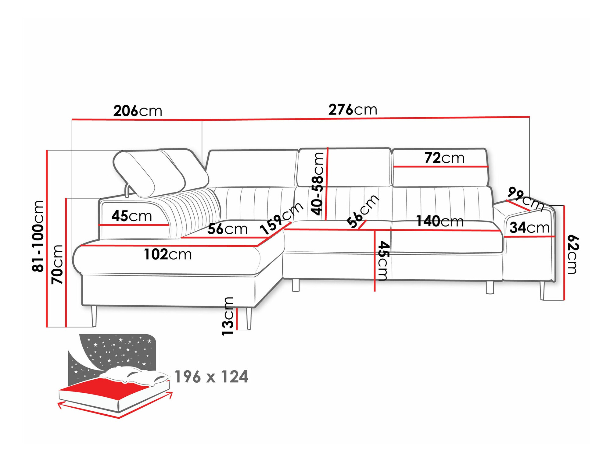 Kutna garnitura Comfivo 446 (Magic Velvet 2219)