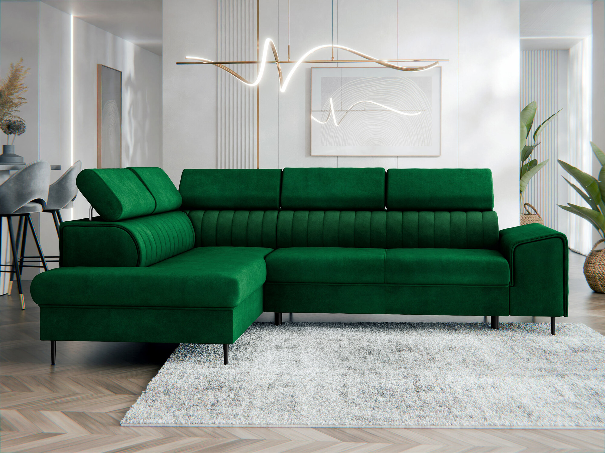 Kutna garnitura Comfivo Universum (Magic Velvet 2225)