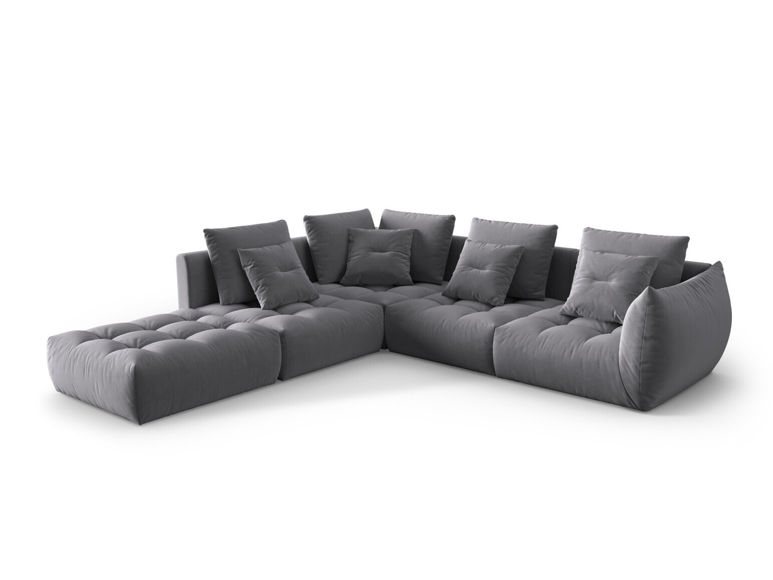 Modularna kutna garnitura Benorli 104 (Casino Graphite)