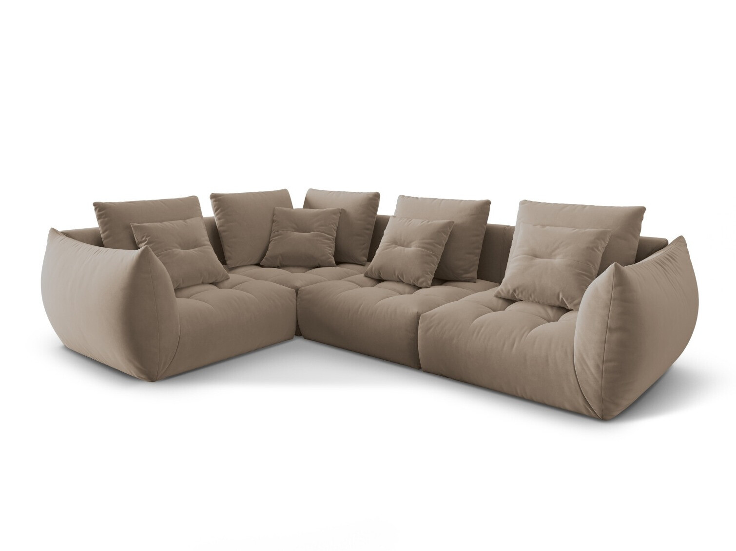 Modularna kutna garnitura Benorli 105 (Casino Taupe)