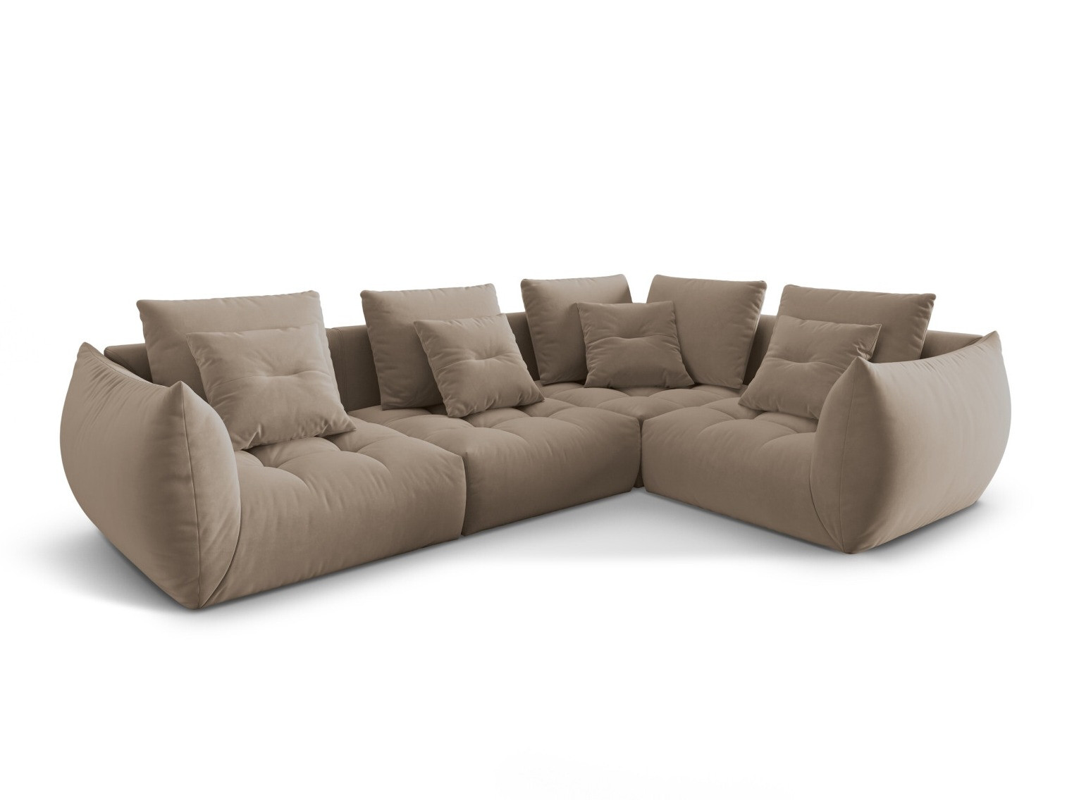 Modularna kutna garnitura Benorli 105 (Casino Taupe)