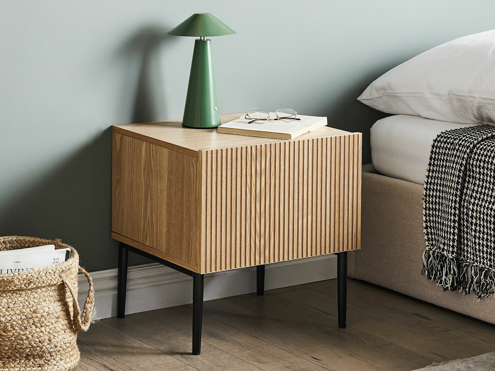 Noćni ormarić Floalu 100 (Smeđa)