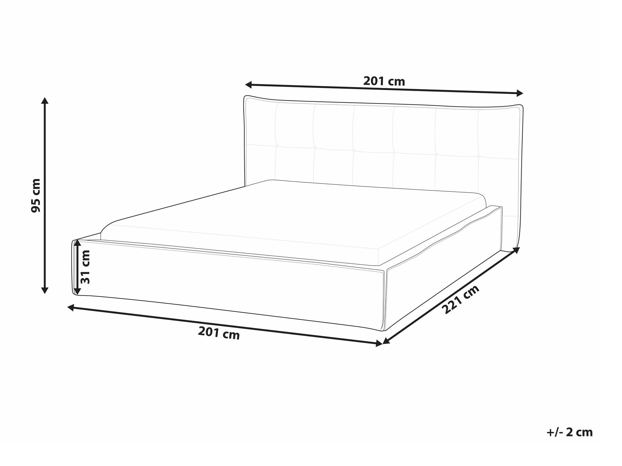 Krevet Berwyn 2579 (Zelena)