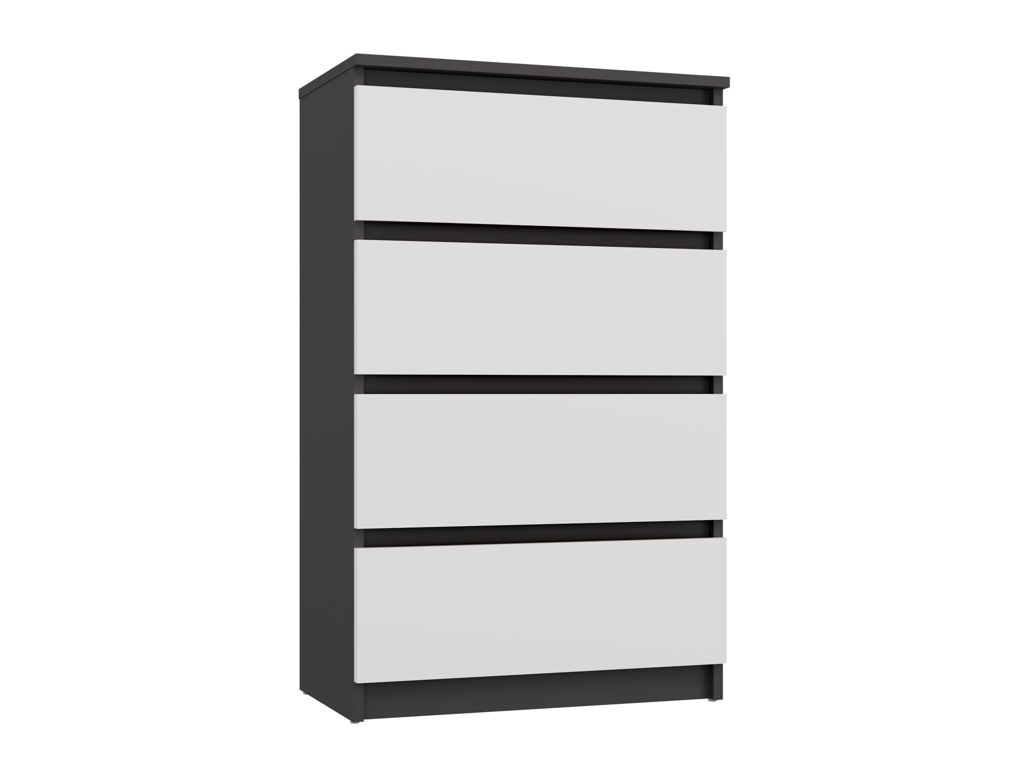 Komoda Elbvelu 105 (Bijela + Antracit)