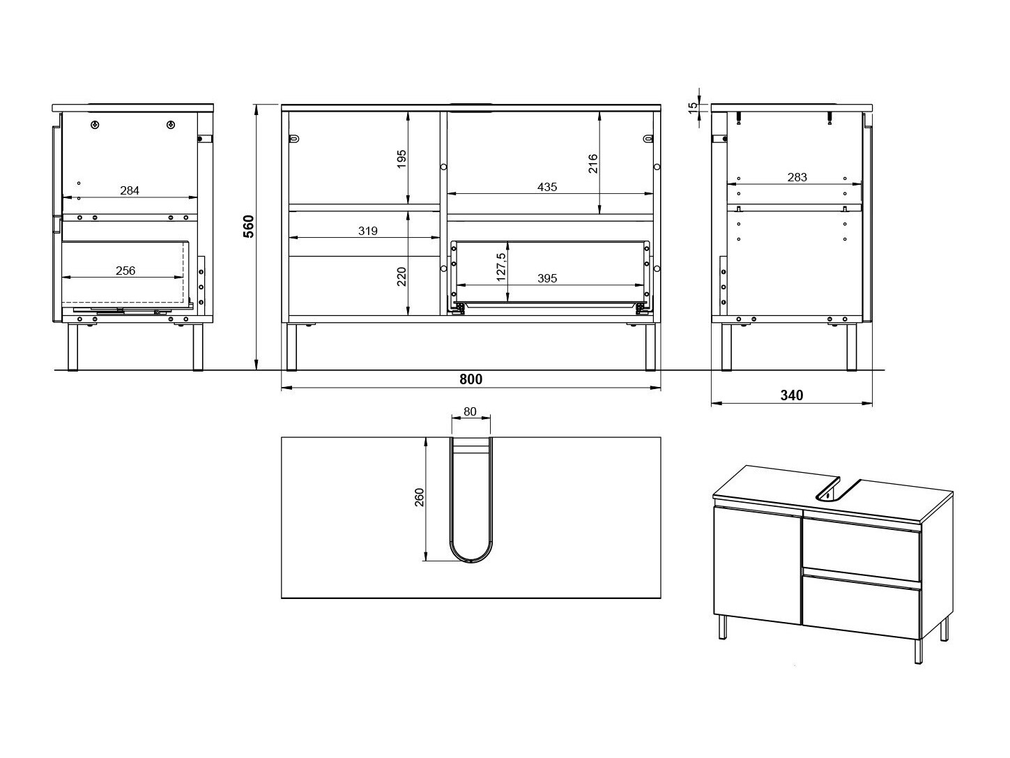 Kupaonski namještaj Talmira 114