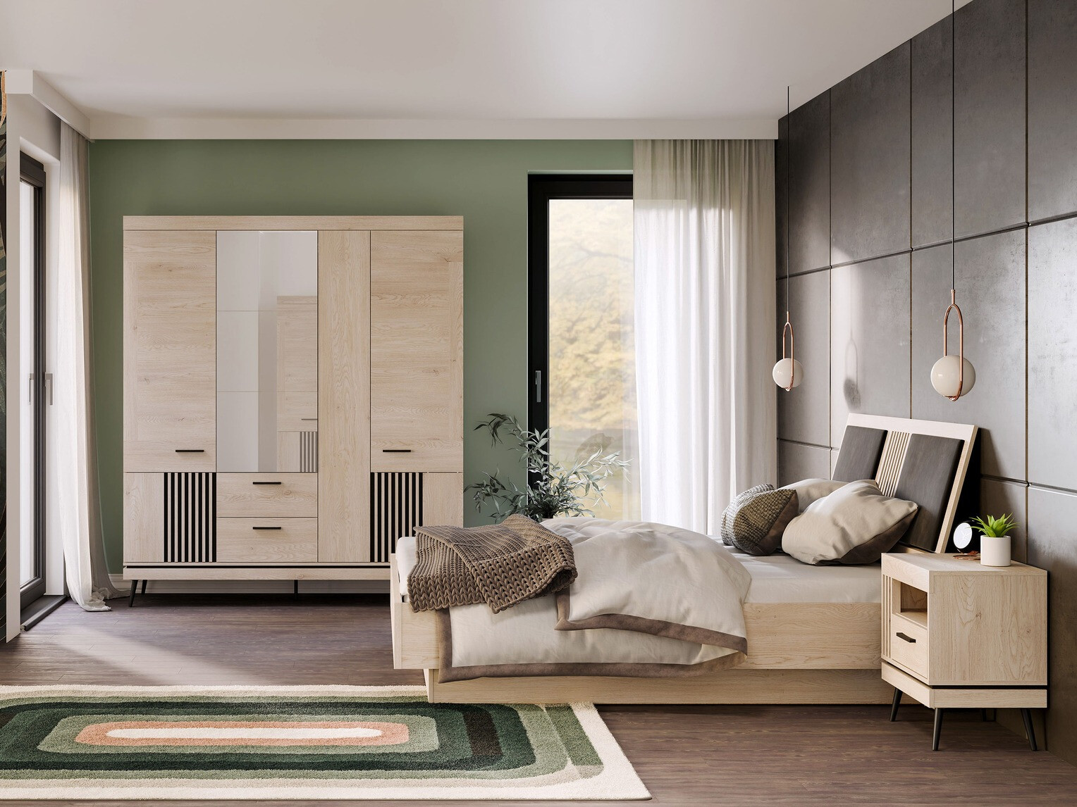 Set za spavaću sobu Sermelu 123