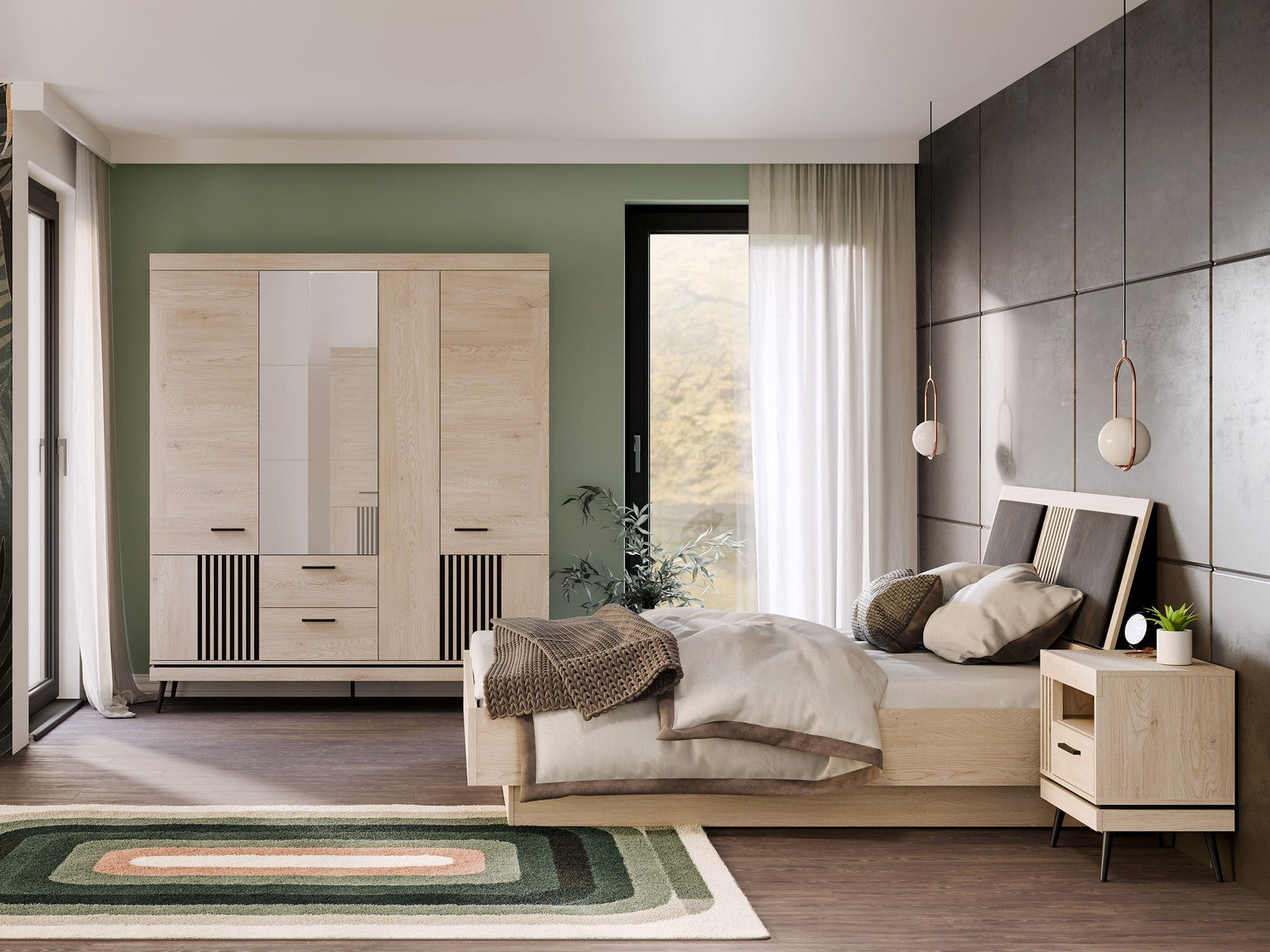 Set za spavaću sobu Sermelu 123