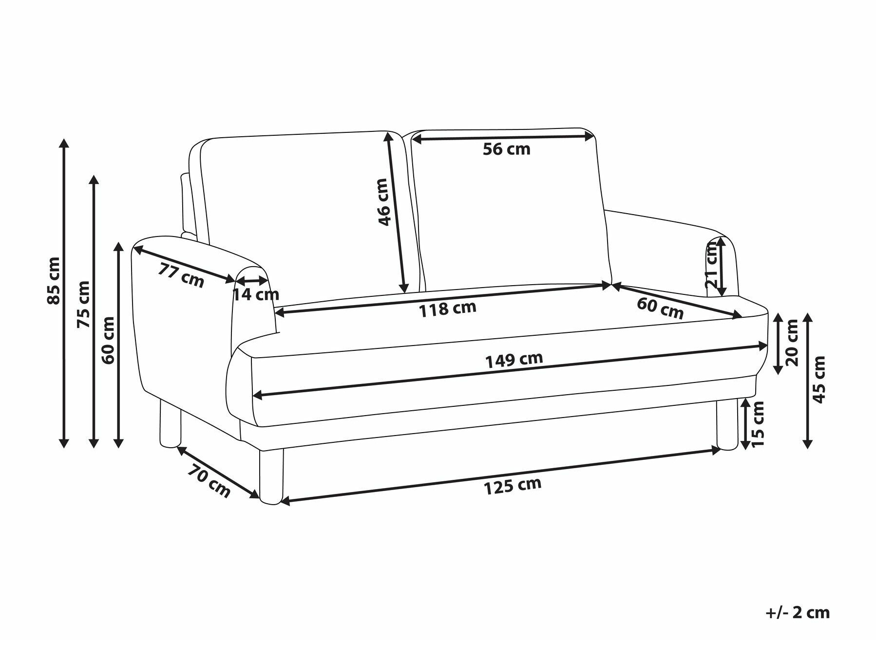Kauč Berwyn 2586 (Taupe)