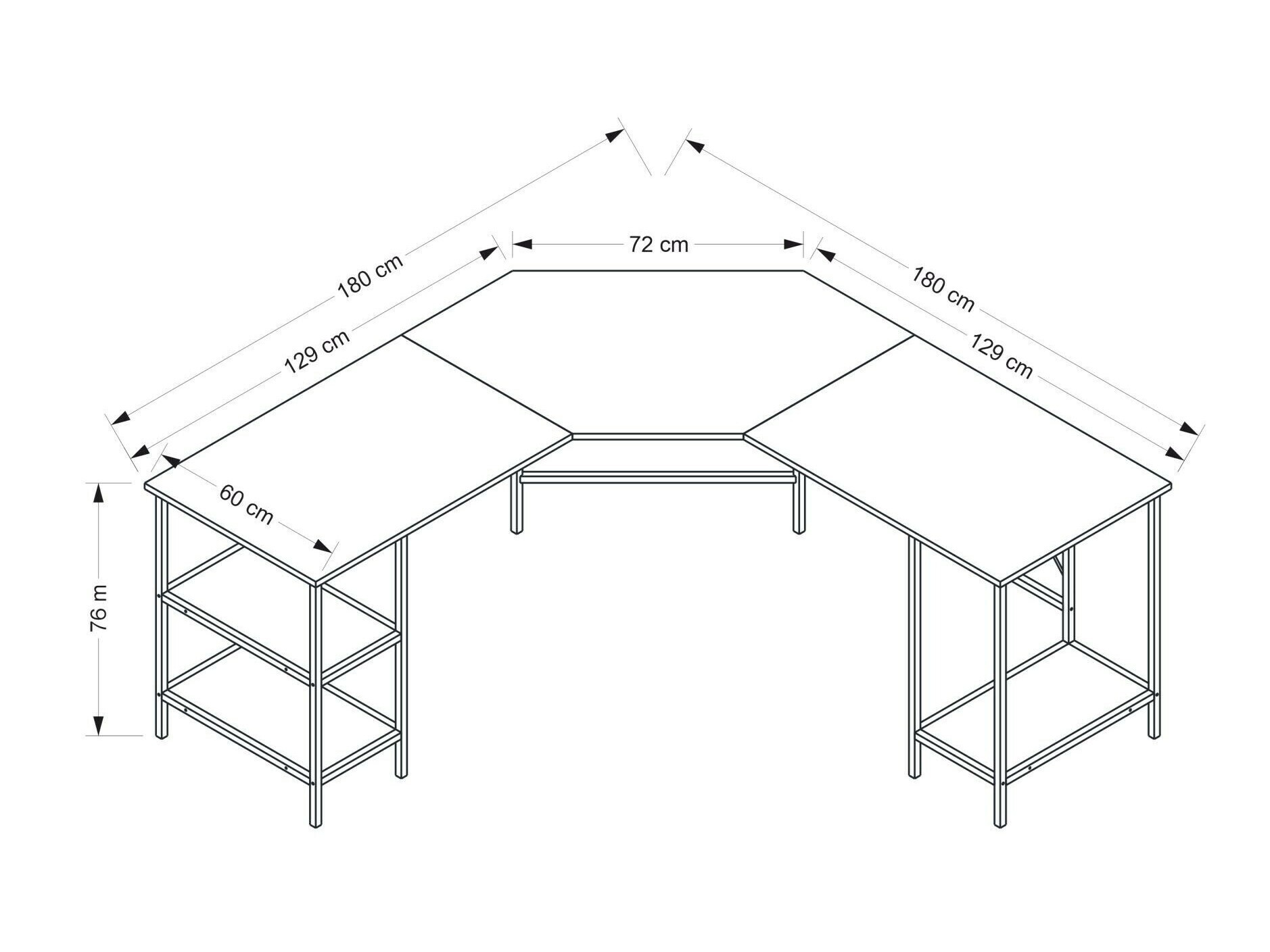 Kutni uredski stol Kailua 2461