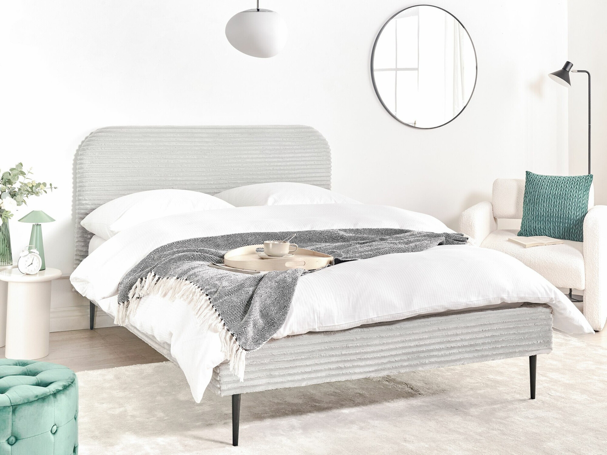 Krevet Berwyn 2591 (Svijetlo siva)