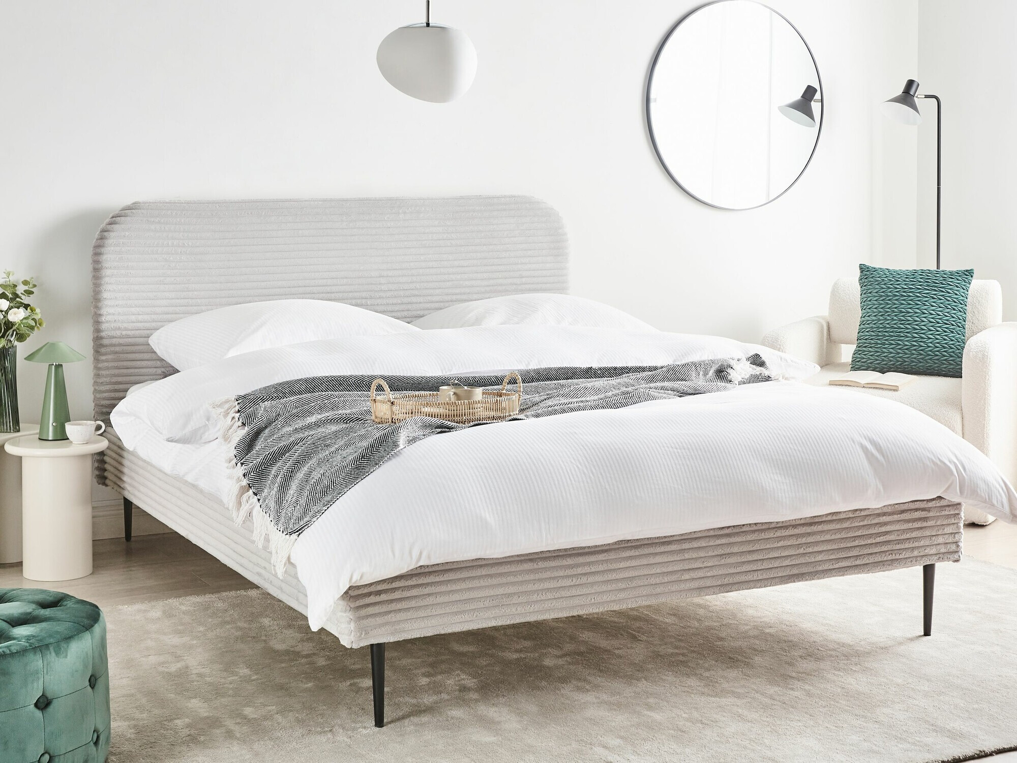 Krevet Berwyn 2591 (Svijetlo siva)