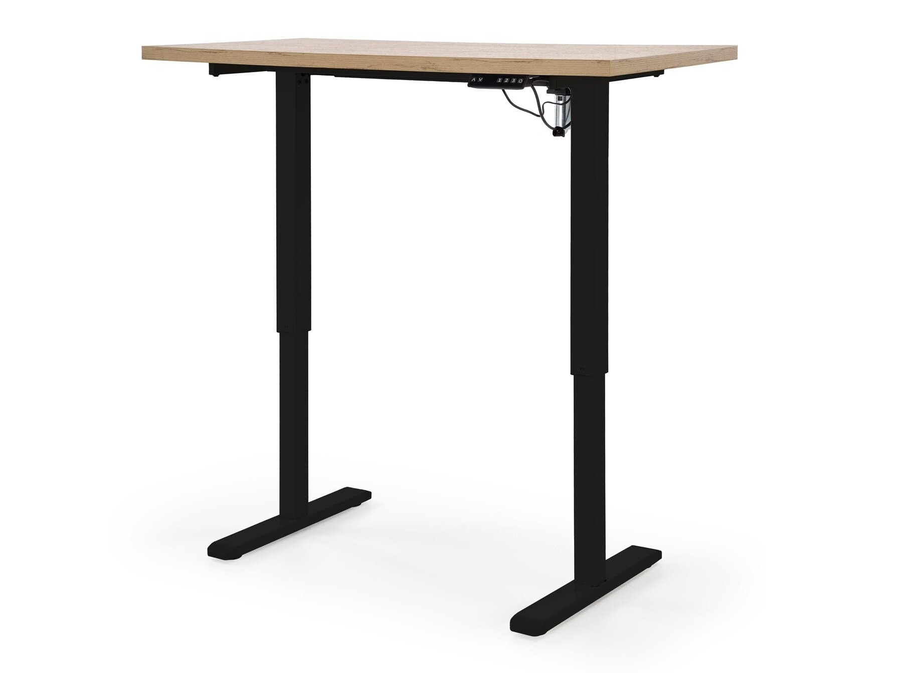 Radni stol podesiv po visini Houston 1942 (Hrast Artisan + Crna)