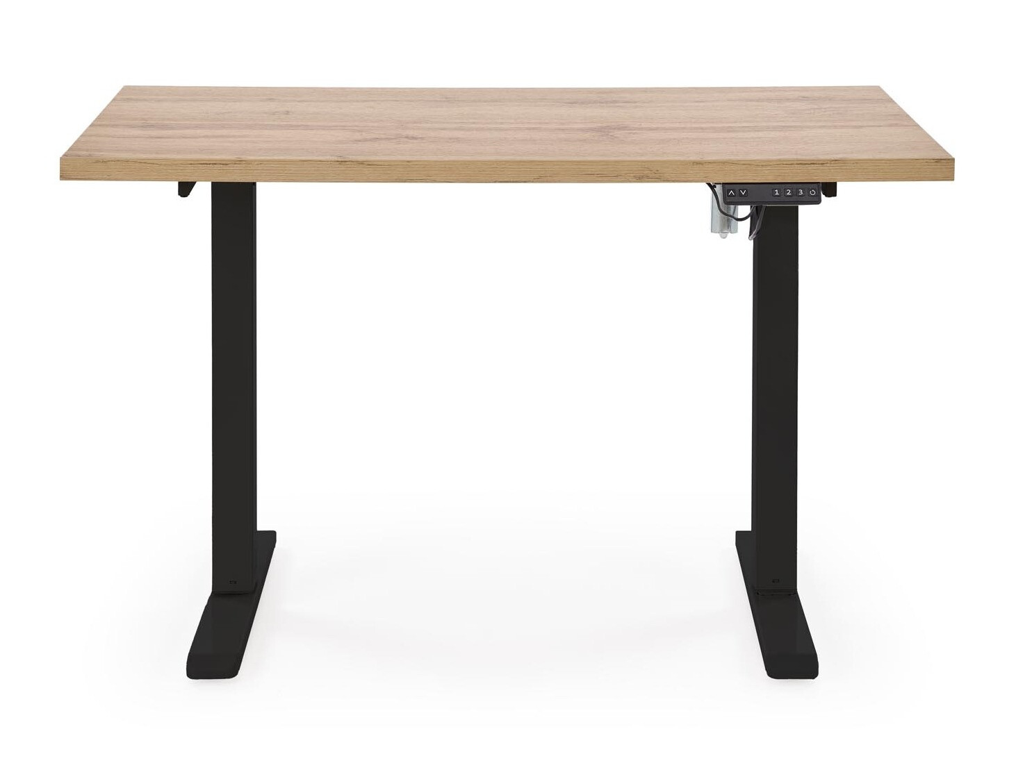 Radni stol podesiv po visini Houston 1942 (Hrast Artisan + Crna)