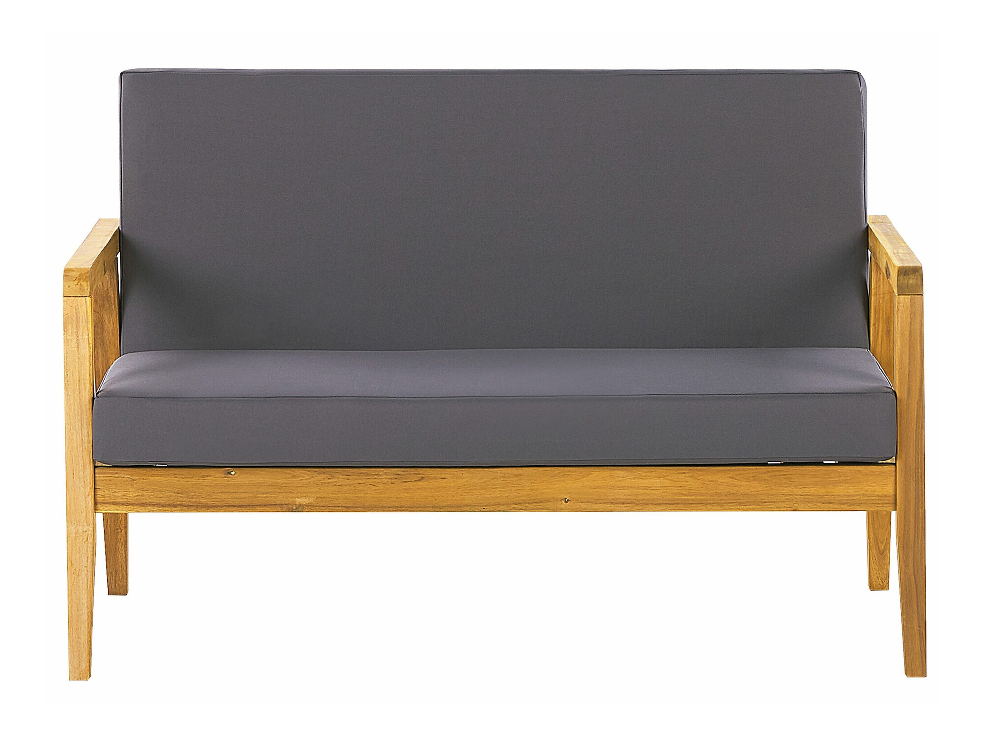 Set vrtnog namještaja Berwyn 2592 (Svijetlo drvo + Tamno siva)