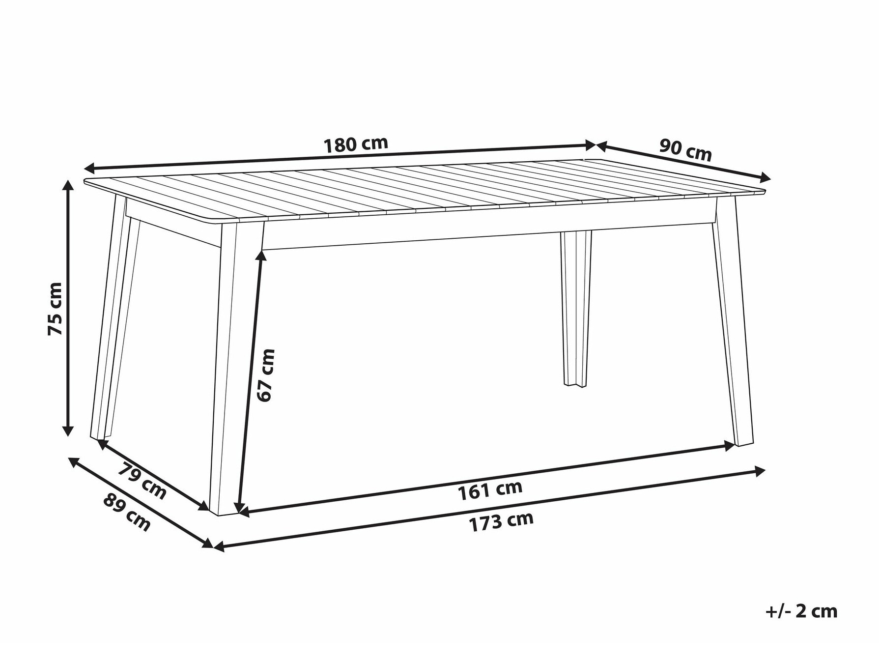 Vrtni stol Berwyn 2595