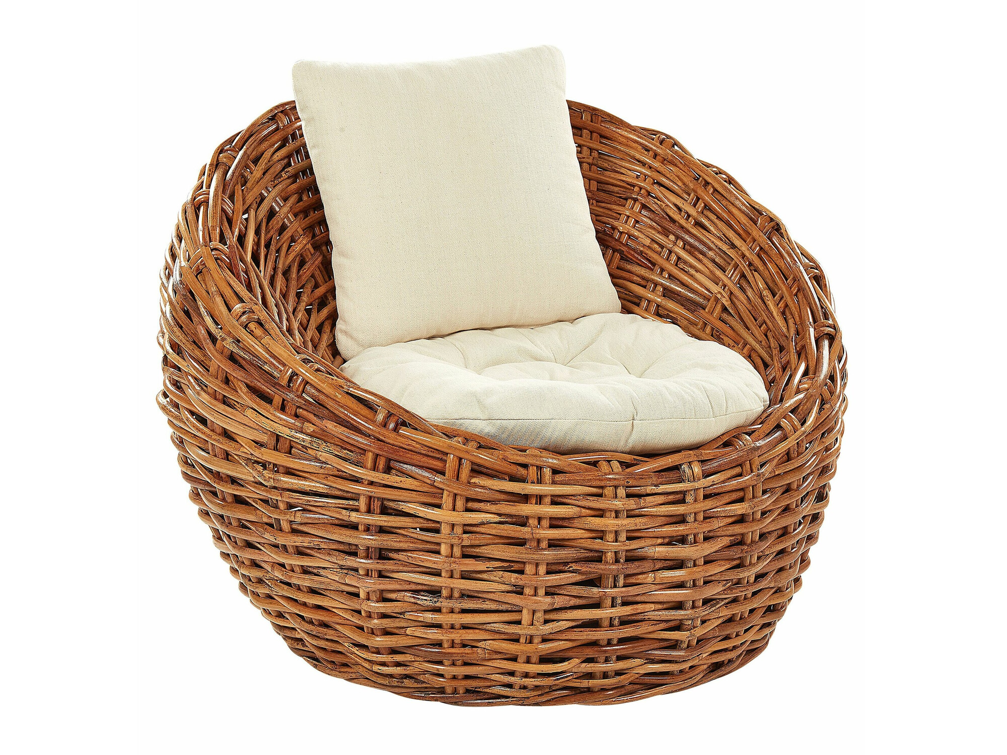 Vrtna fotelja Berwyn 2598 (Smeđa + Bež)