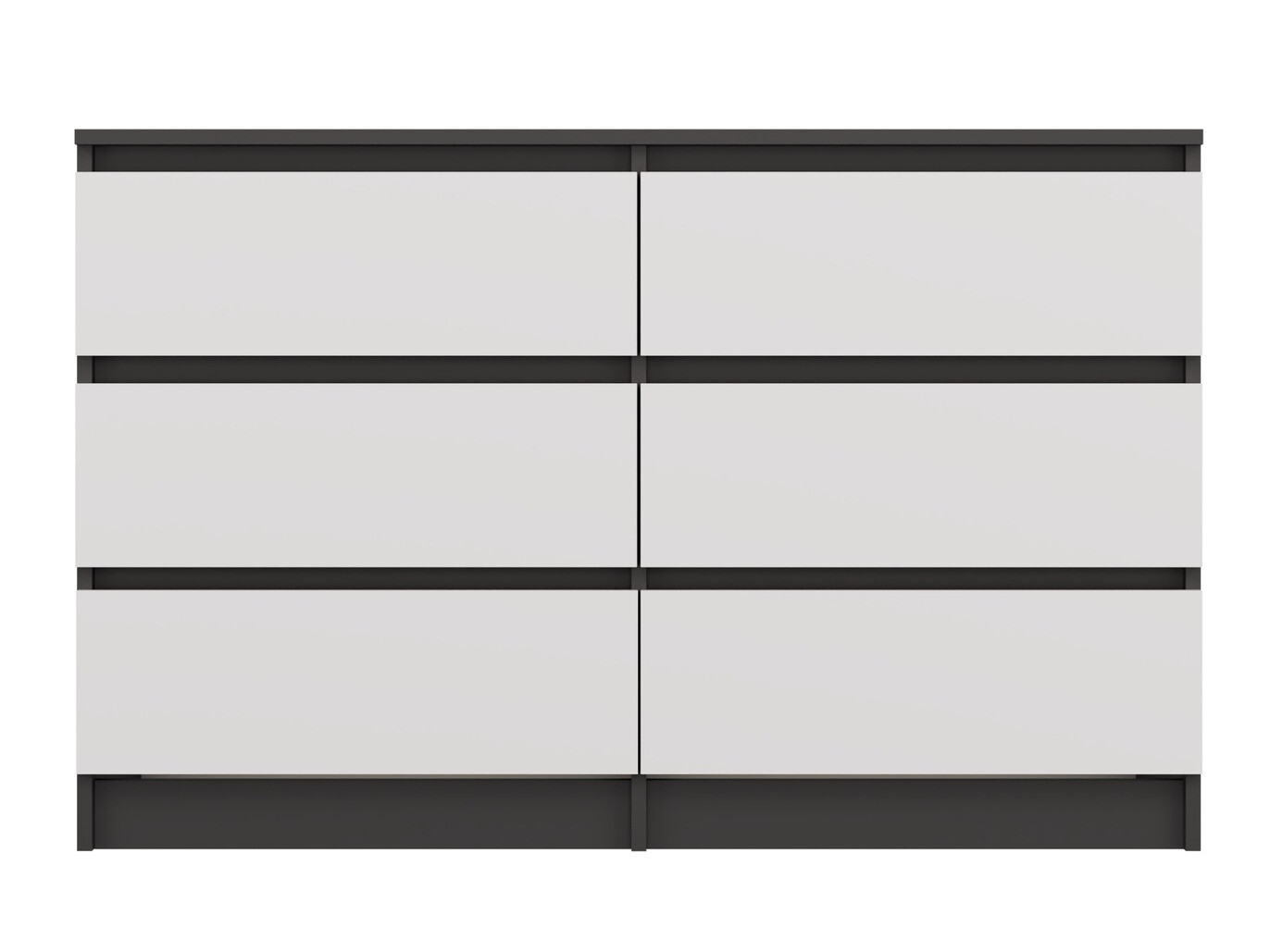 Komoda Elbvelu 103 (Antracit + Bijela)