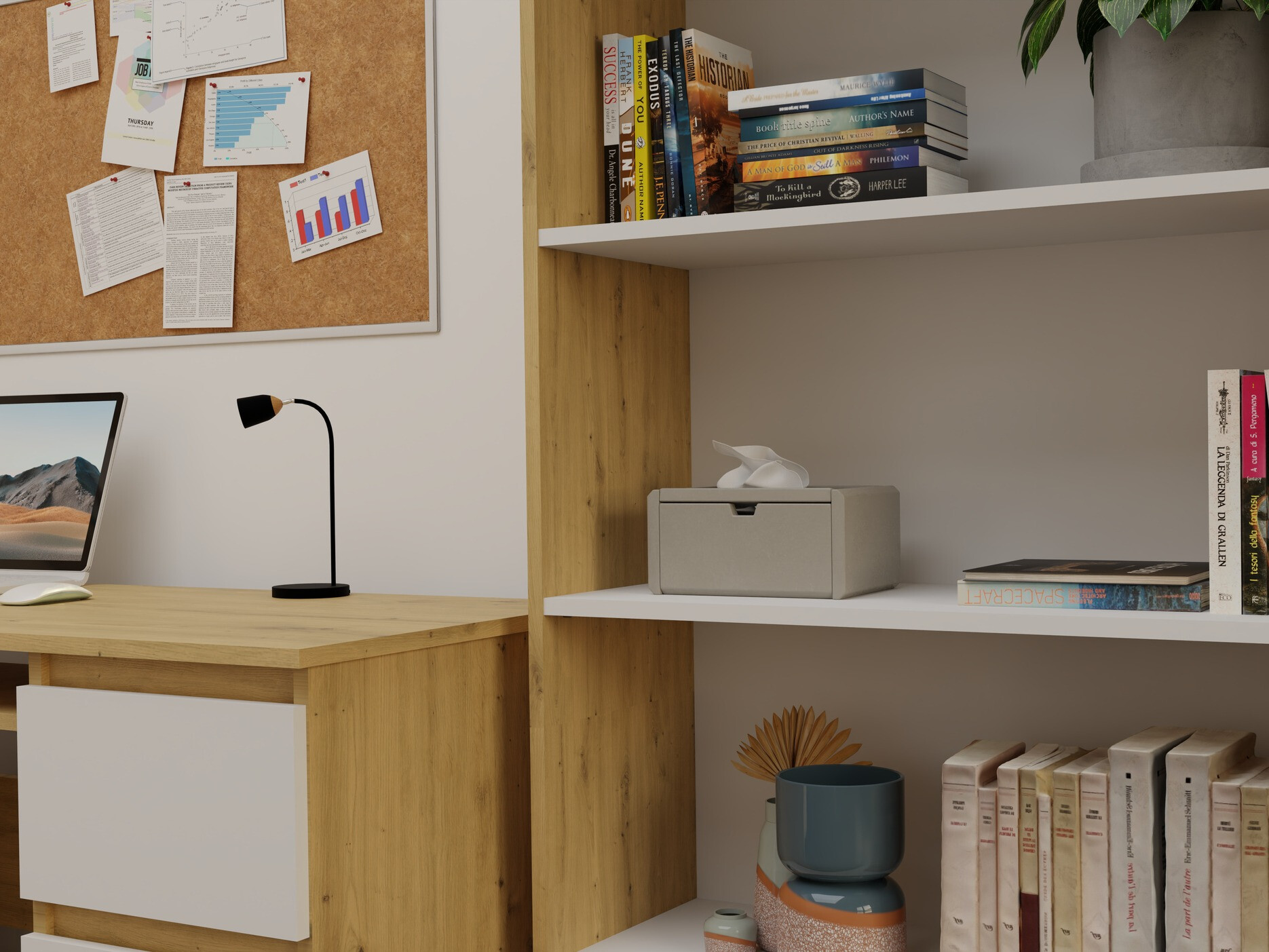 Polica Mandeville 253 (Bijela)