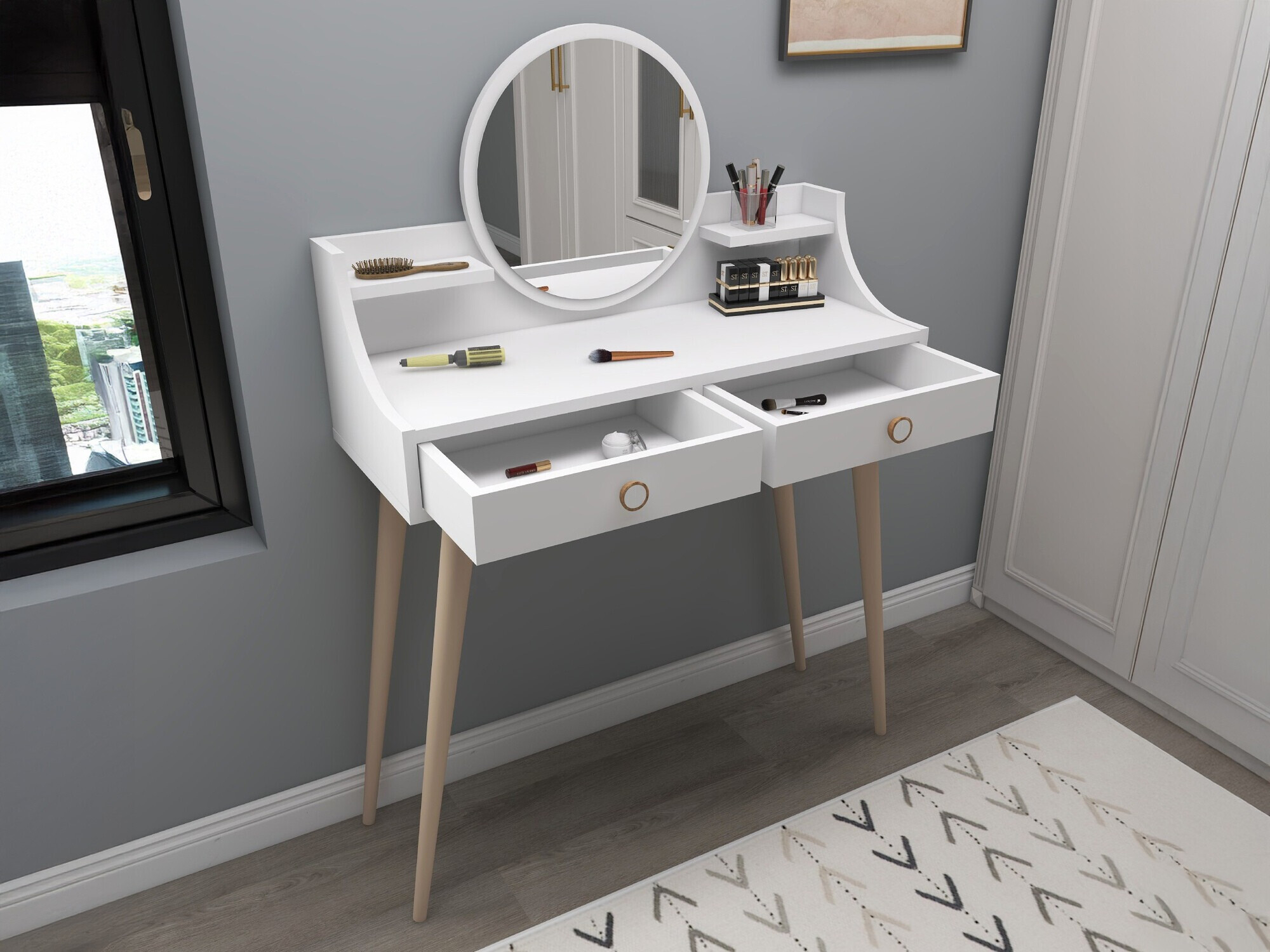 Toaletni stolić Kailua 2465