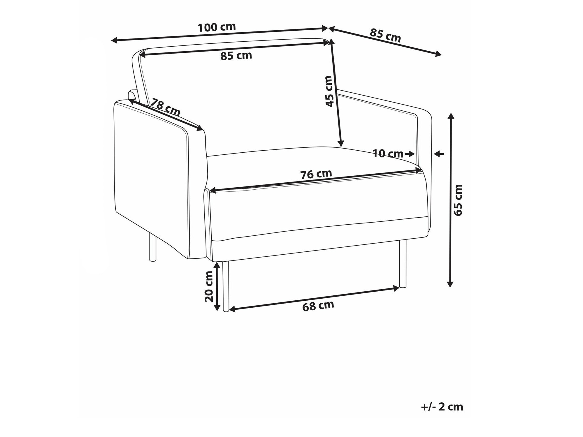 Fotelja Salmono 102 (Zagasito ružičasta)