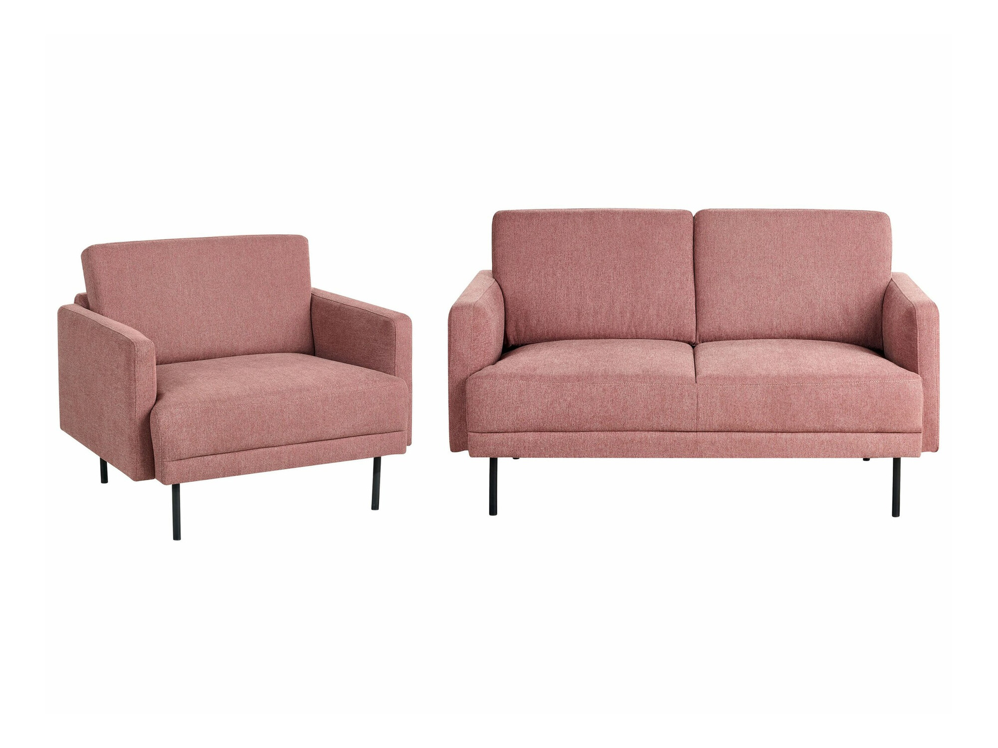 Tapecirani namještaj Salmono 104 (Zagasito ružičasta)