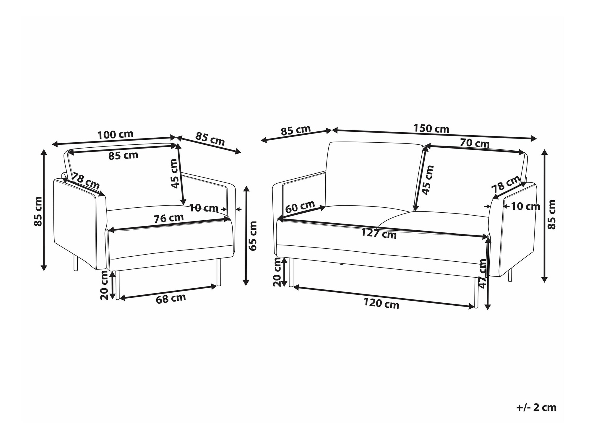 Tapecirani namještaj Salmono 104 (Zagasito ružičasta)