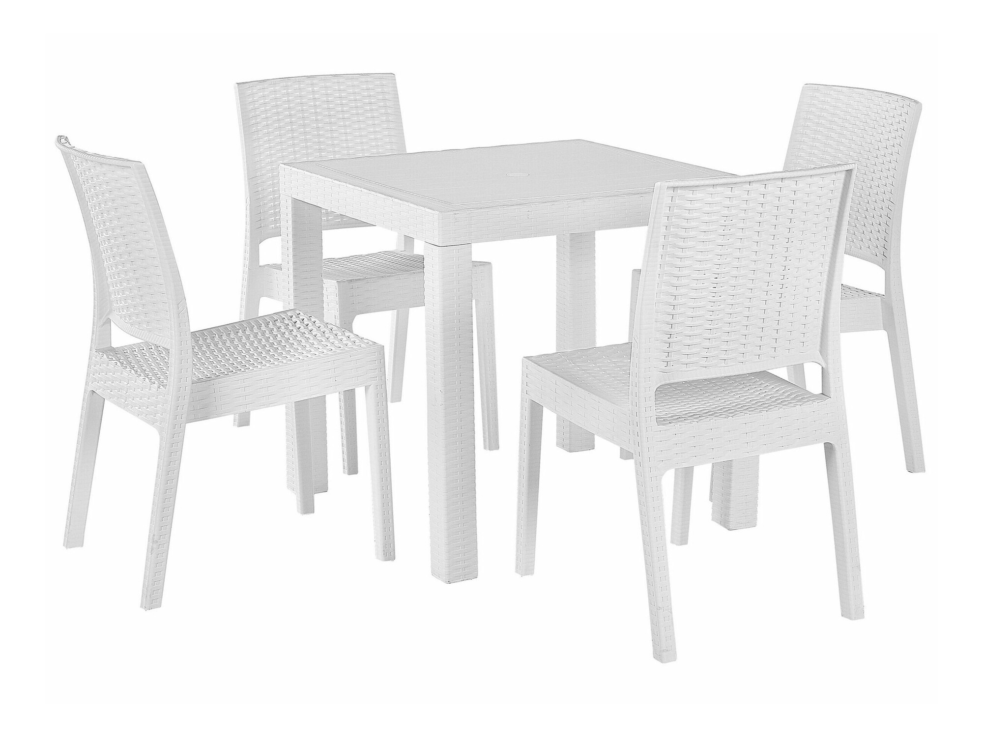 Set stola i stolica Berwyn 2606 (Bijela)