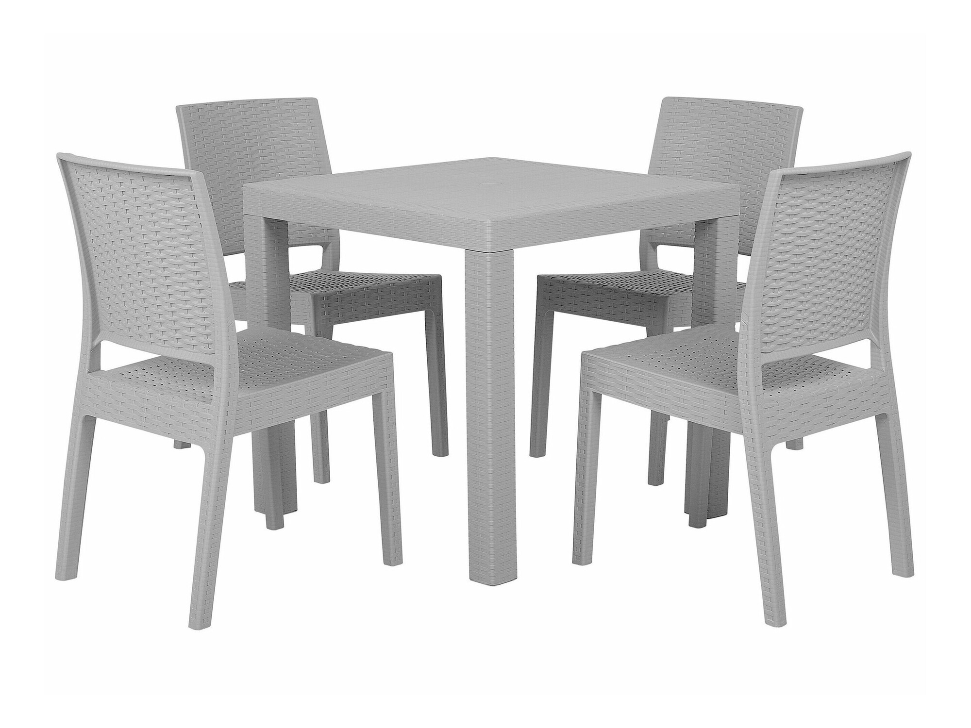 Set stola i stolica Berwyn 2606 (Svijetlo siva)