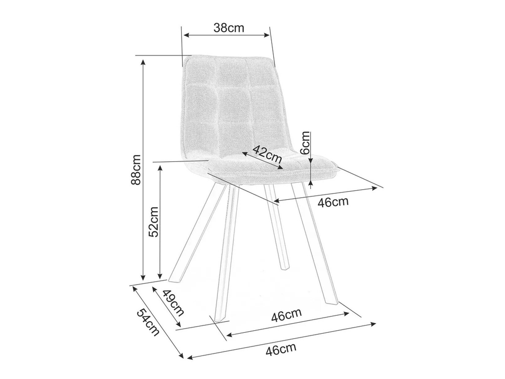 Stolica Detroit 731 (Bež)