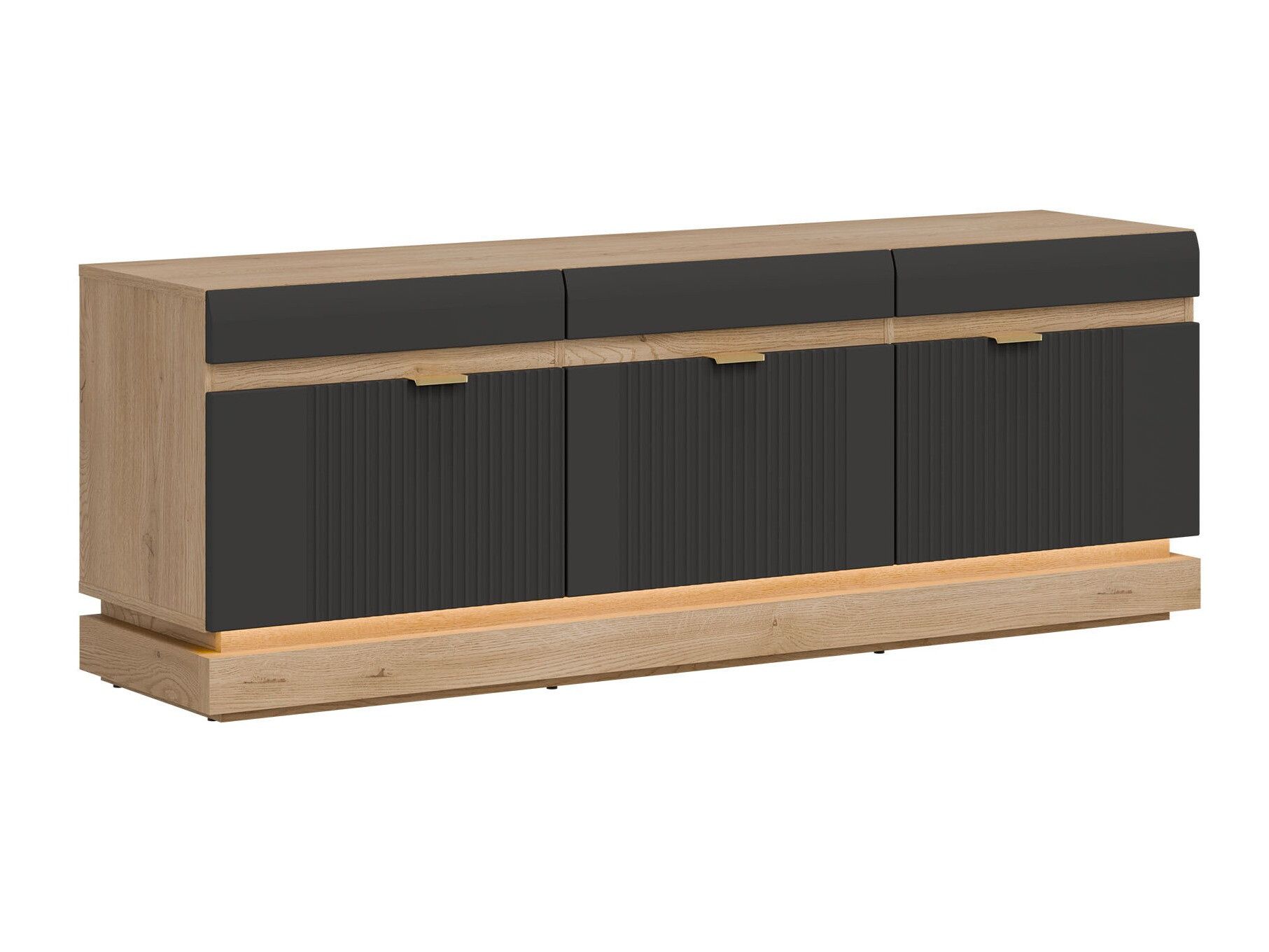 TV stol Teselbu 100 (Antracit + Torro hrast)