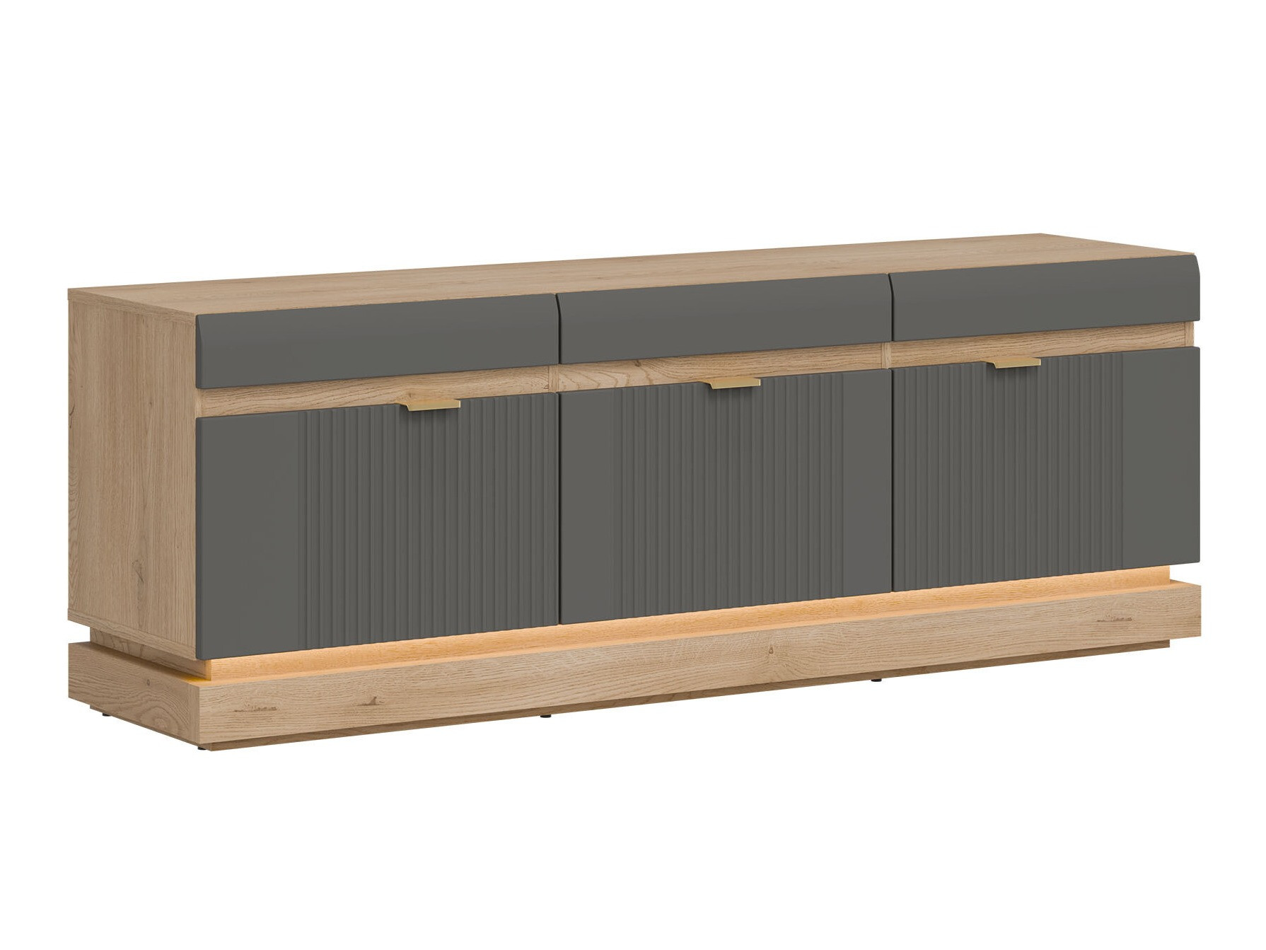 TV stol Teselbu 100 (Siva + Hrast Torro)