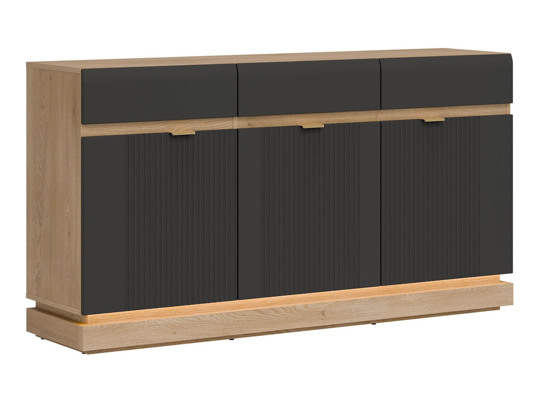 Komoda Teselbu 104 (Antracit + Hrast)