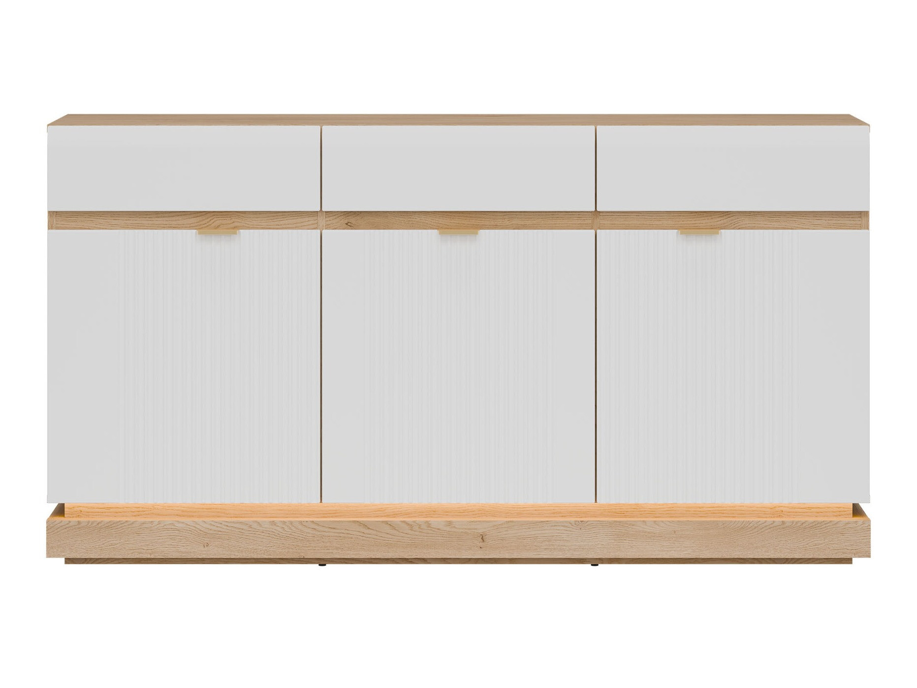 Komoda Teselbu 104 (Bijela + Hrast)