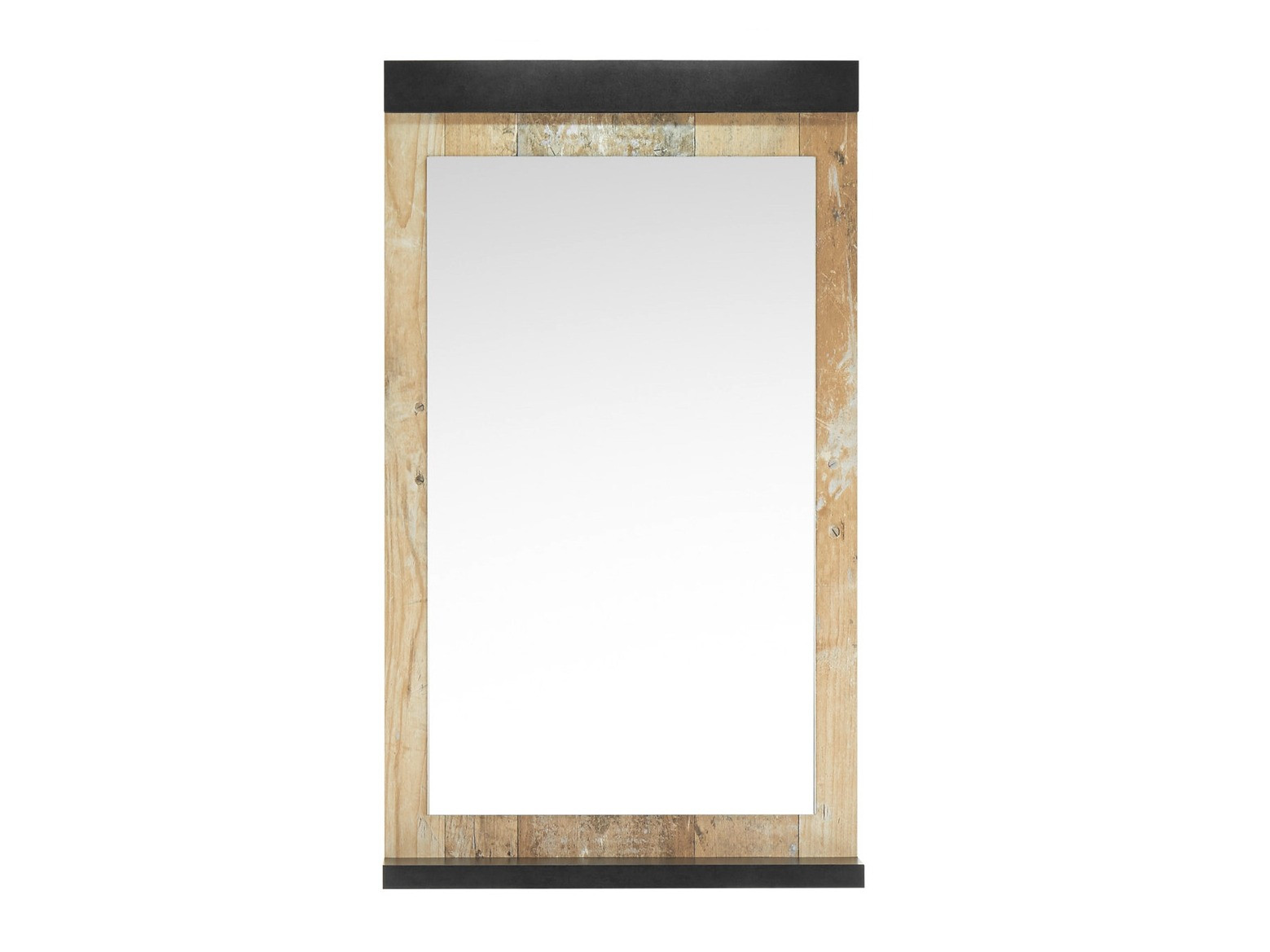 Kupaonsko ogledalo Cirtale 135 (Ostarjelo drvo + Antracit)