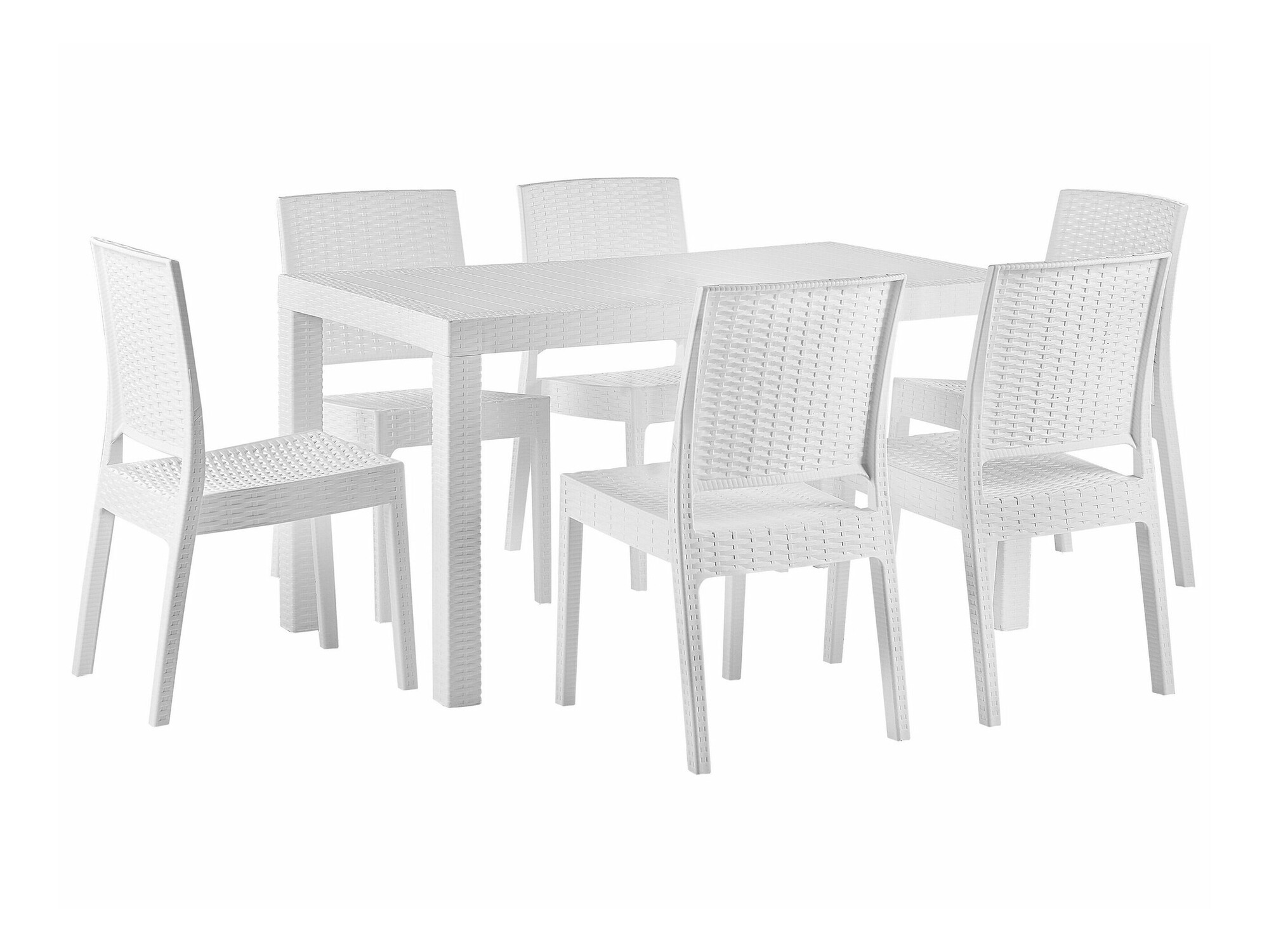 Set stola i stolica Berwyn 2607 (Bijela)