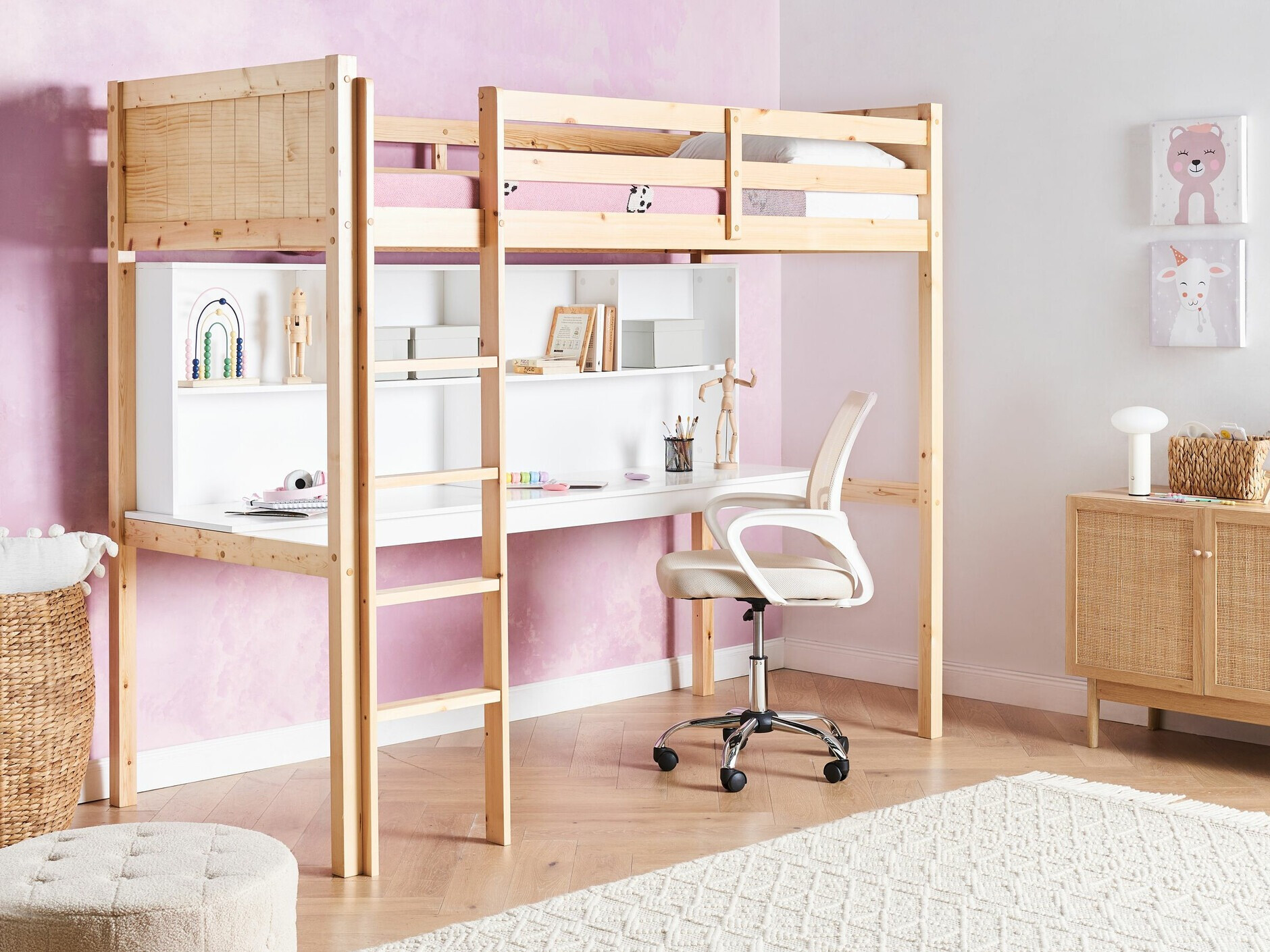 Krevet na platformi Berwyn 2614 (Svijetlo smeđa)